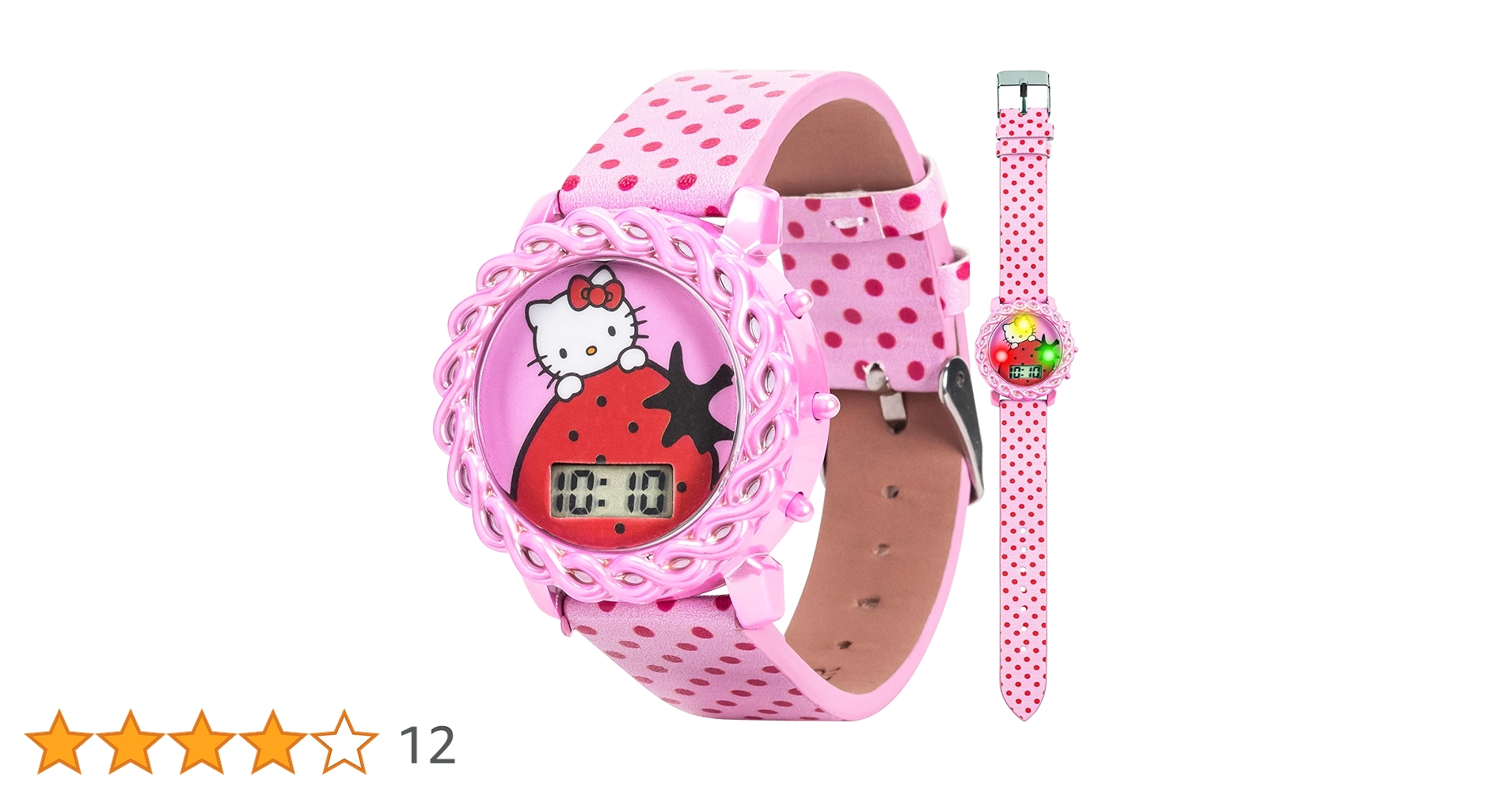 Amazon | Accutime ハローキティ デジタル LCD クォーツ ライトアップ