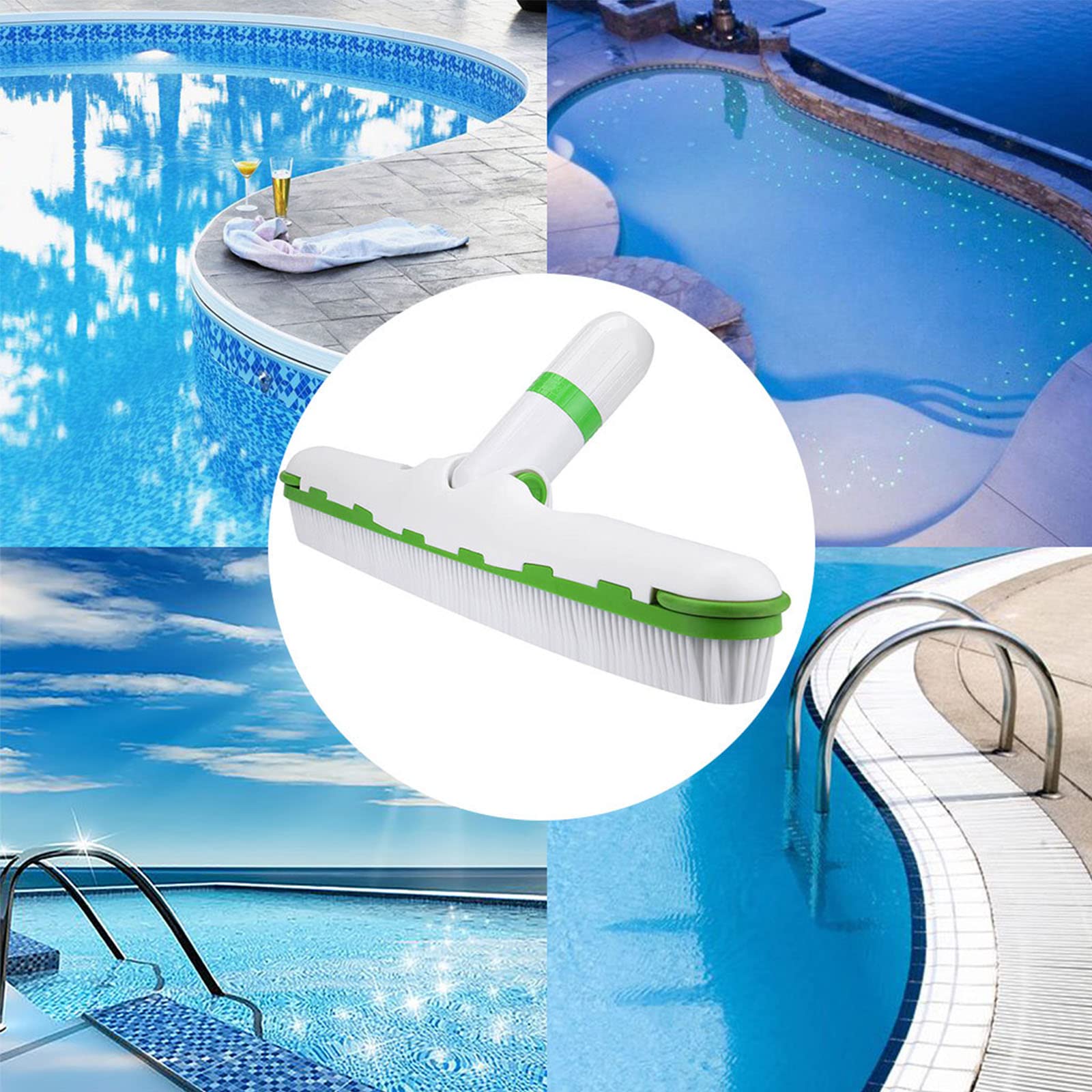 Questo Set di retino per Piscina con Asta telescopica, retino a Maglia fine per la Pulizia di Piscine Fuori Terra, interrate, vasche idromassaggio, Spa e laghetti (con Asta)