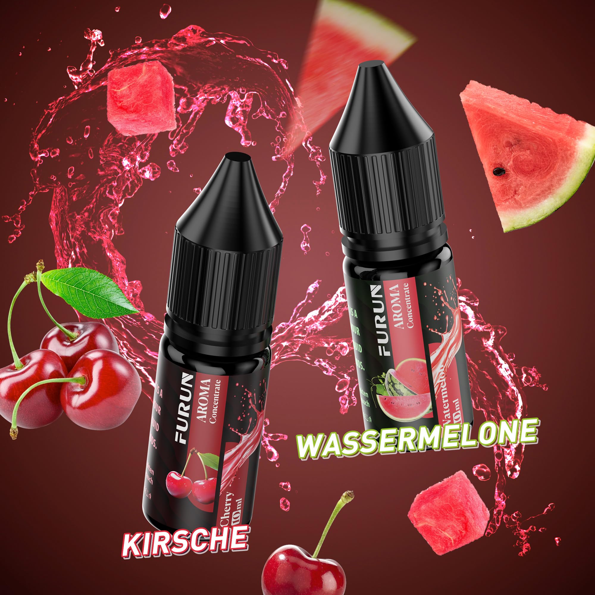 FURUN Koncentrat aromatyczny 5 x 10 ml, aromat spożywczy, łatwe mieszanie, do gotowania, pieczenia, w żywności i napojach