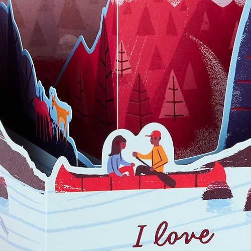 Miniatura 4 de Hallmark Paper Wonder - Tarjeta desplegable para el día de San Valentín (flores de San Valentín)