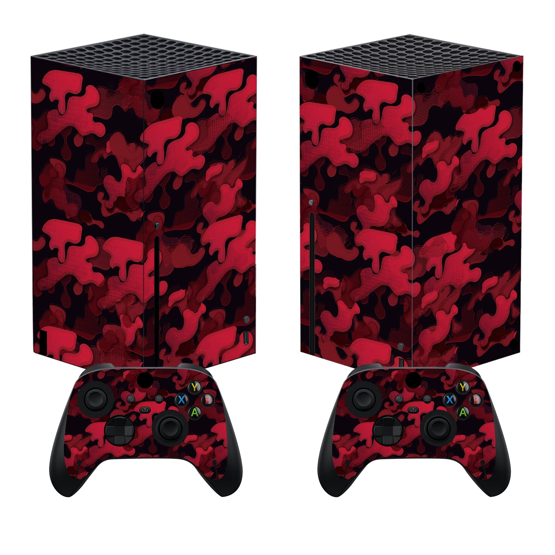 Black Red Camouflage