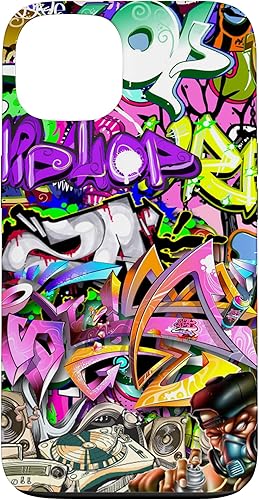 Miniatura 10 de iPhone 14 Graffiti Street Art, colorido estuche urbano hip hop