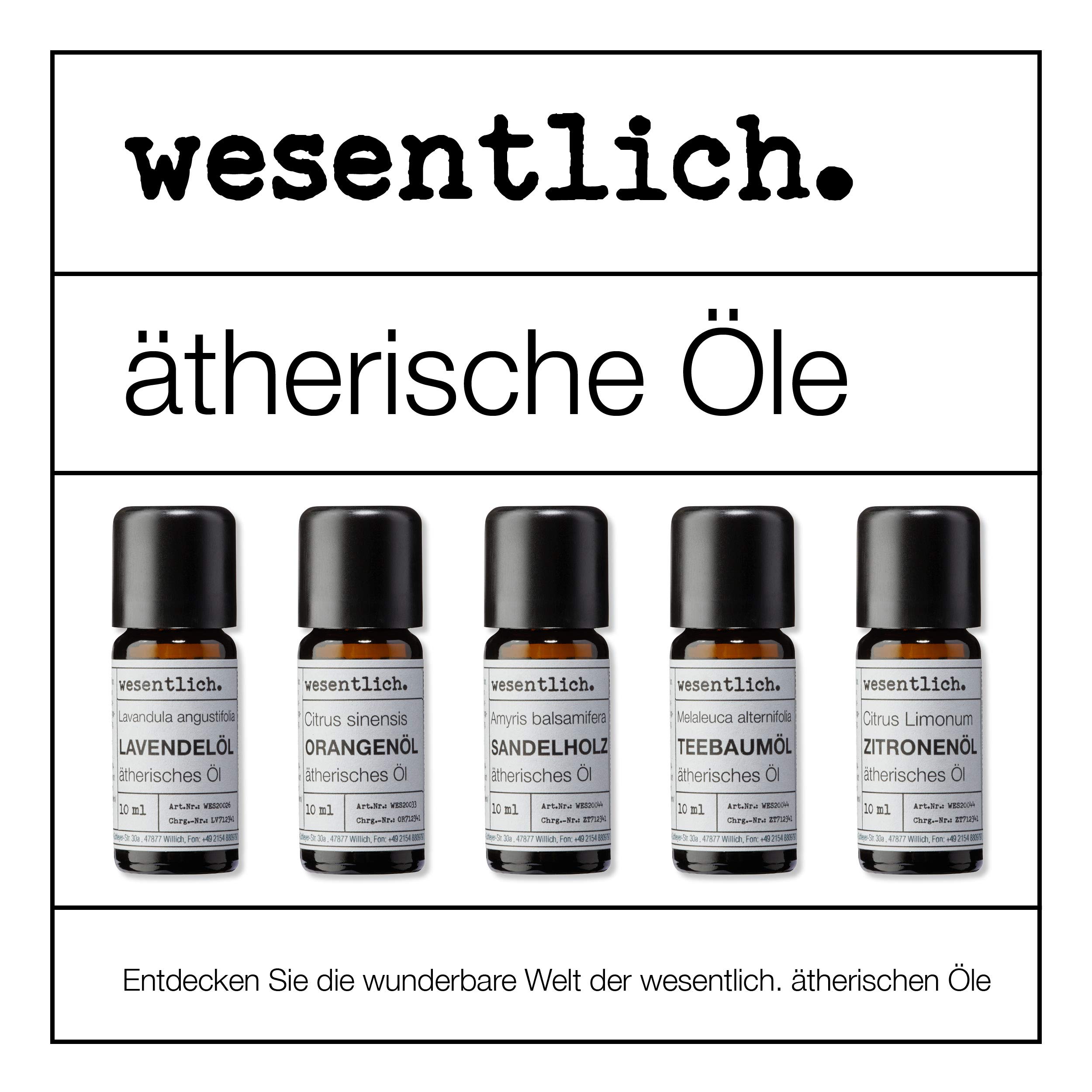 wesentlich. Bergamotte - ätherisches Öl - 100% naturrein (Glasflasche) - u.a. für Duftlampe und Diffuser (3x100ml)