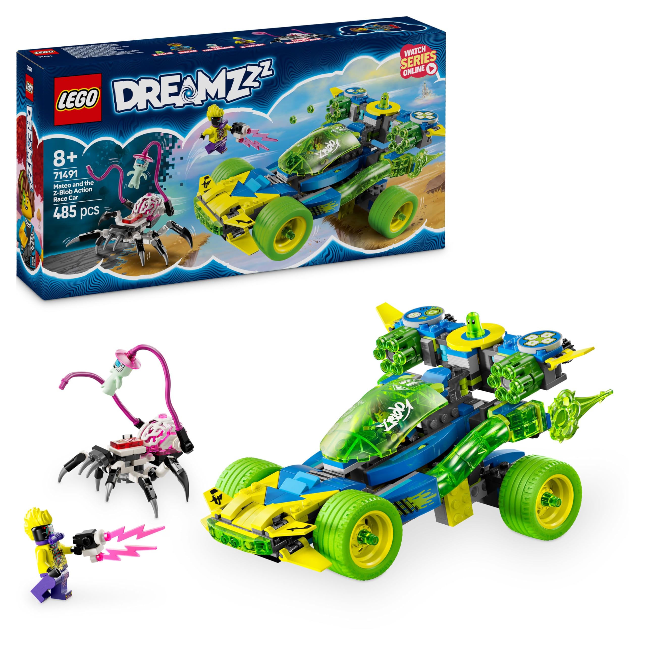 Lego Dreamzzz Il Fuoristrada Da Corsa Di Mateo E Z-Blob, Giochi Di Ruolo 3 In 1 Trasformabili Per Bambini E Bambine Da 8 Anni, Veicolo O Macchina Giocattolo O Moto, Idea Regalo Di Compleanno 71491-image
