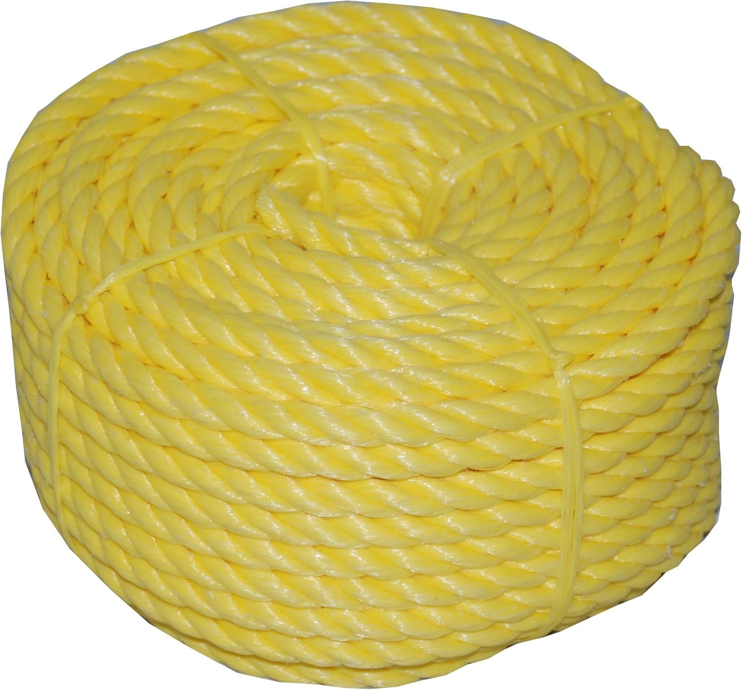 T.W Evans Cordage Co. 31-066 3/4-Inch by 100-Feet Twisted Yellow Polypro Rope Coilette