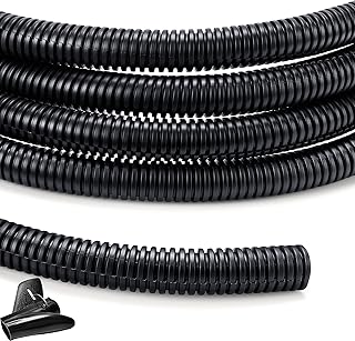 Wire Loom 1/2 inch 10ft, YCLYC Split Loom, Cord Protectors from Pets, Wire Protector Tubing, Flexible Wire Conduit, Electrical Cord Cover for Automotive, Black