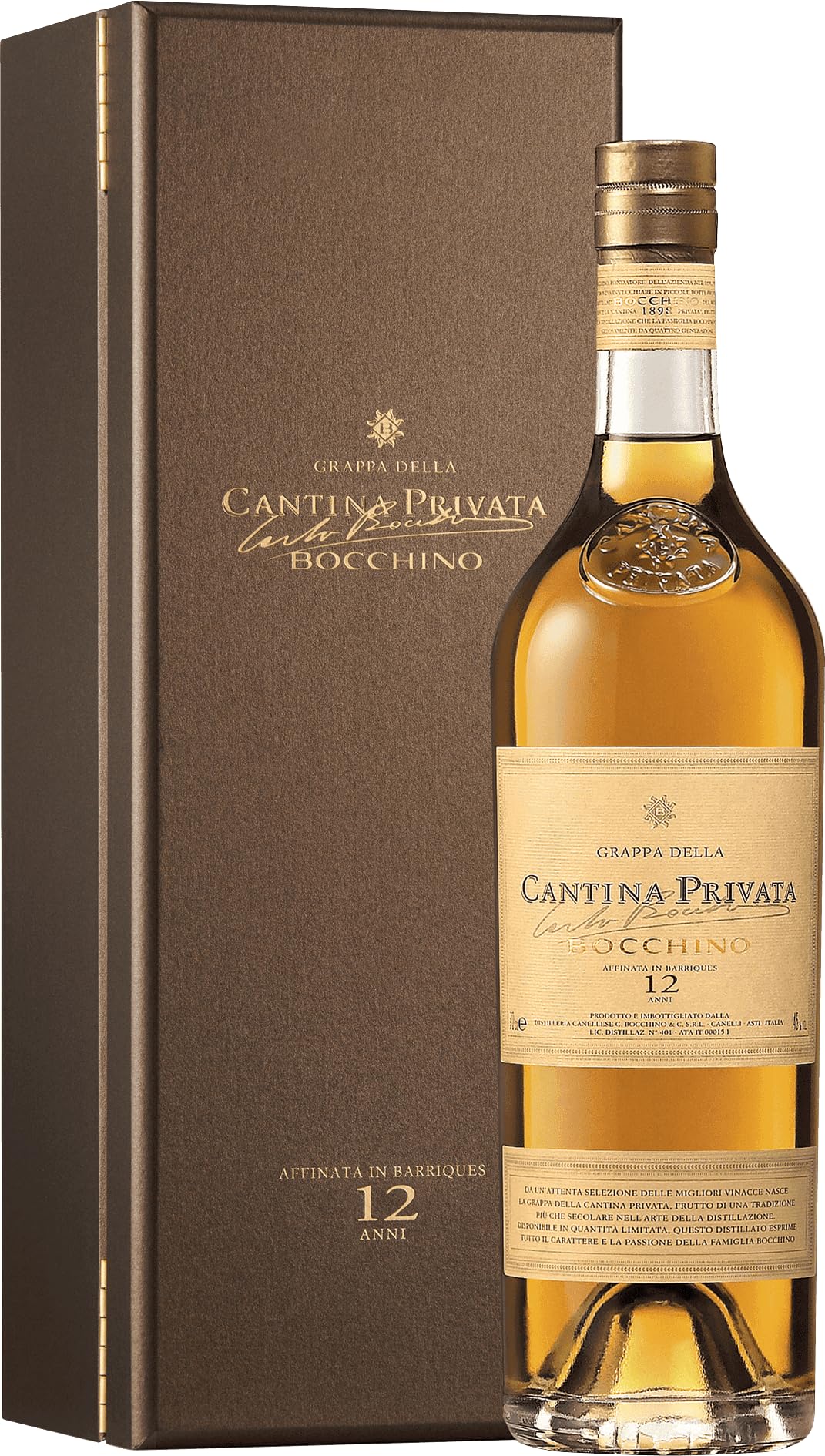 Bocchino Grappa della Cantina Privata 12 Anni (1 x 0.7 l)