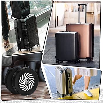 荷物ホイールカバー スーツケースカバー プロテクター 8個 Amazon.co.jp: 荷物ホイールプロテクターカバー 8個 2.05x0.55