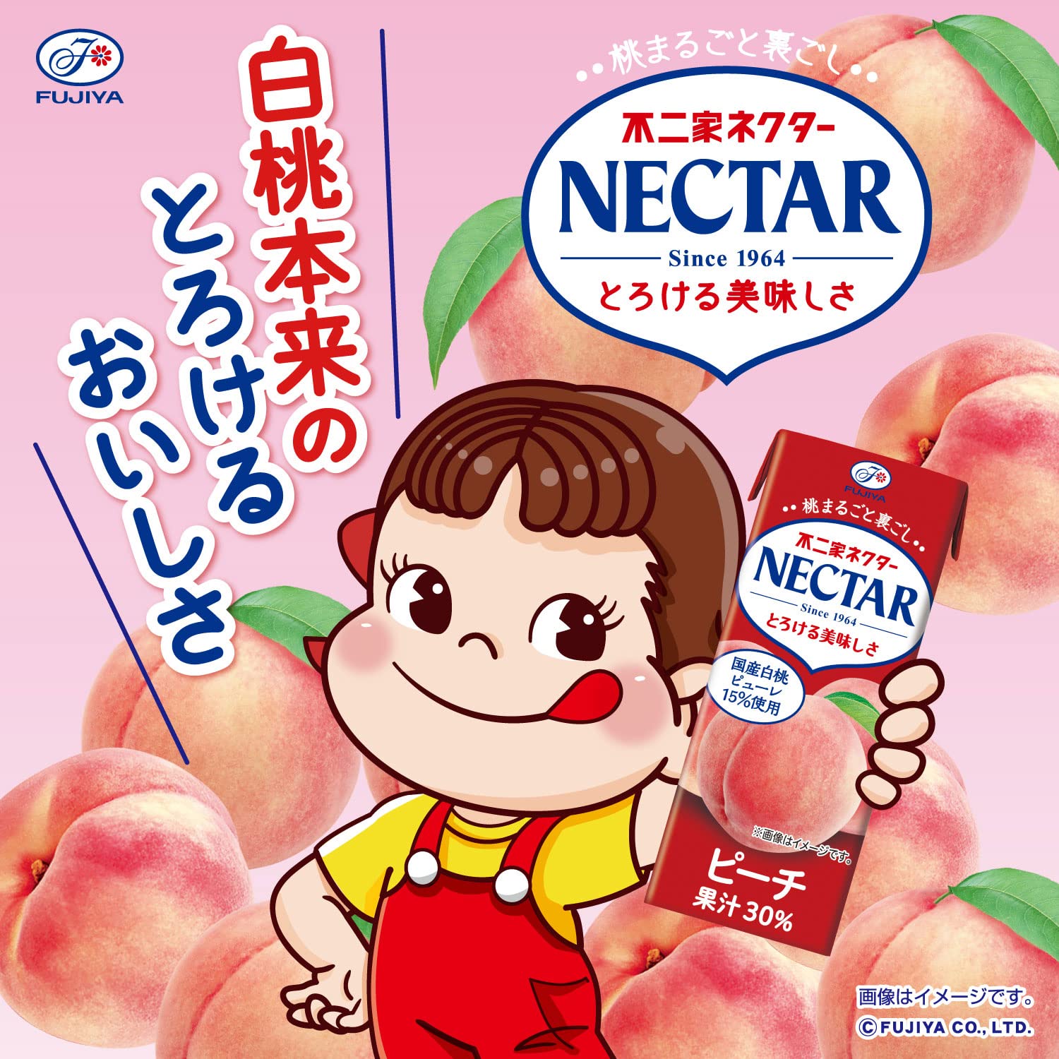 Amazon.co.jp: 不二家 ネクター ピーチ 200ml×24本 紙パック : 食品