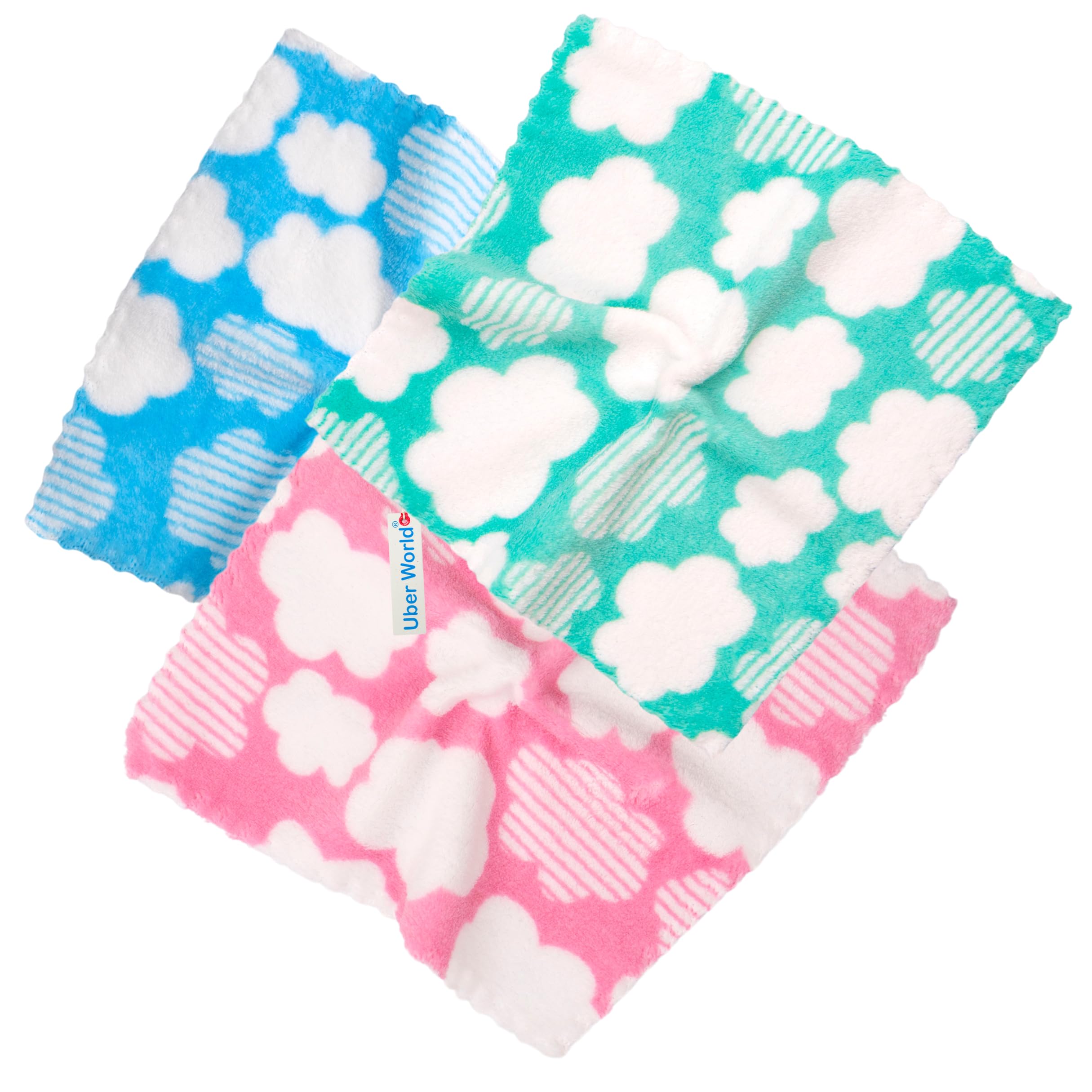 Kids Handkerchief | Kids Face Towels | Ladies Kerchief | Cotton Hanky - Sky and Cloud