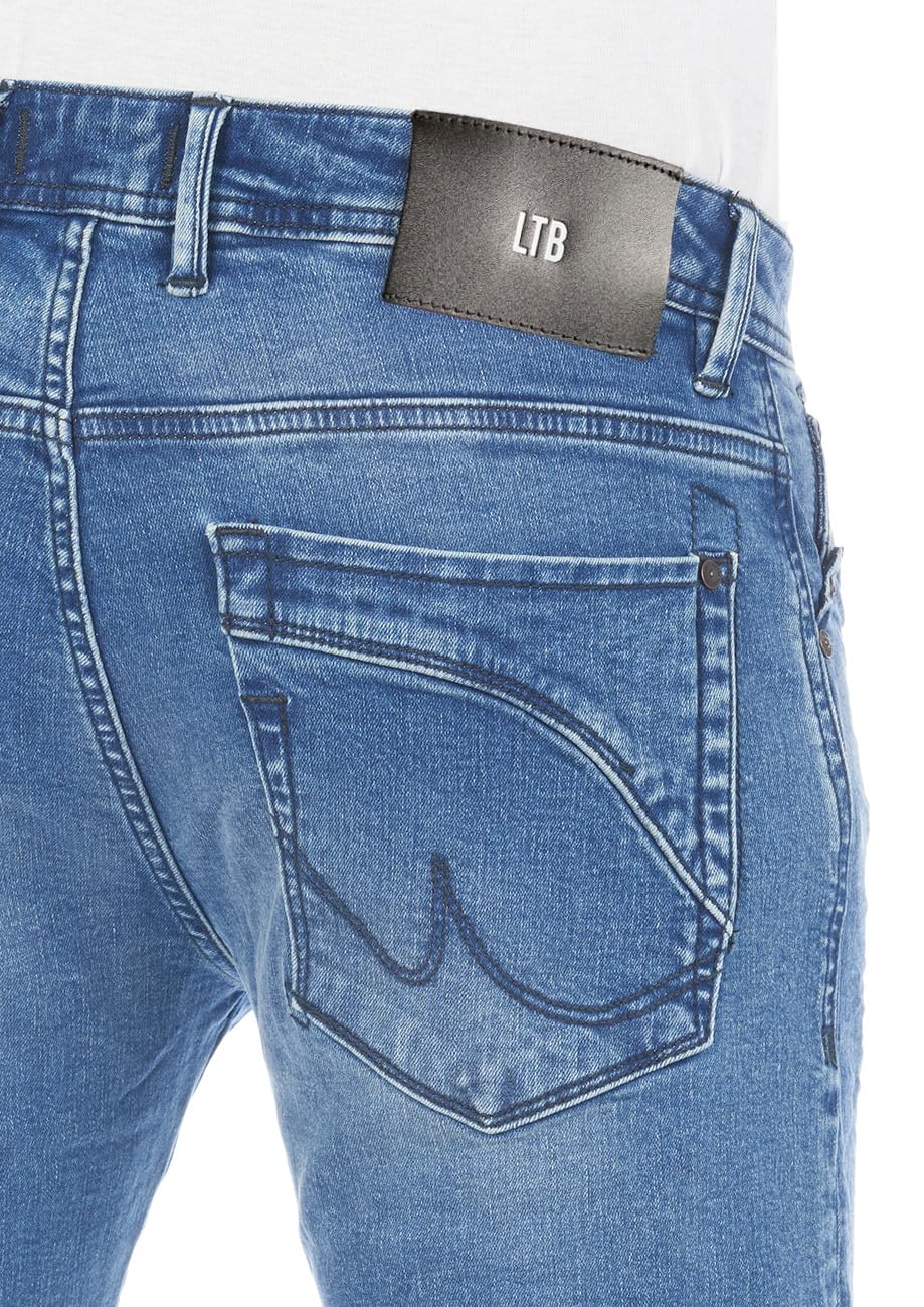 LTB męskie spodnie jeansowe Roden Bootcut spodnie jeansowe Basic bawełna Denim Stretch głęboki ściągacz niebieski w28 w29 w30 w31 w32 w33 w34 w36 w38 w40