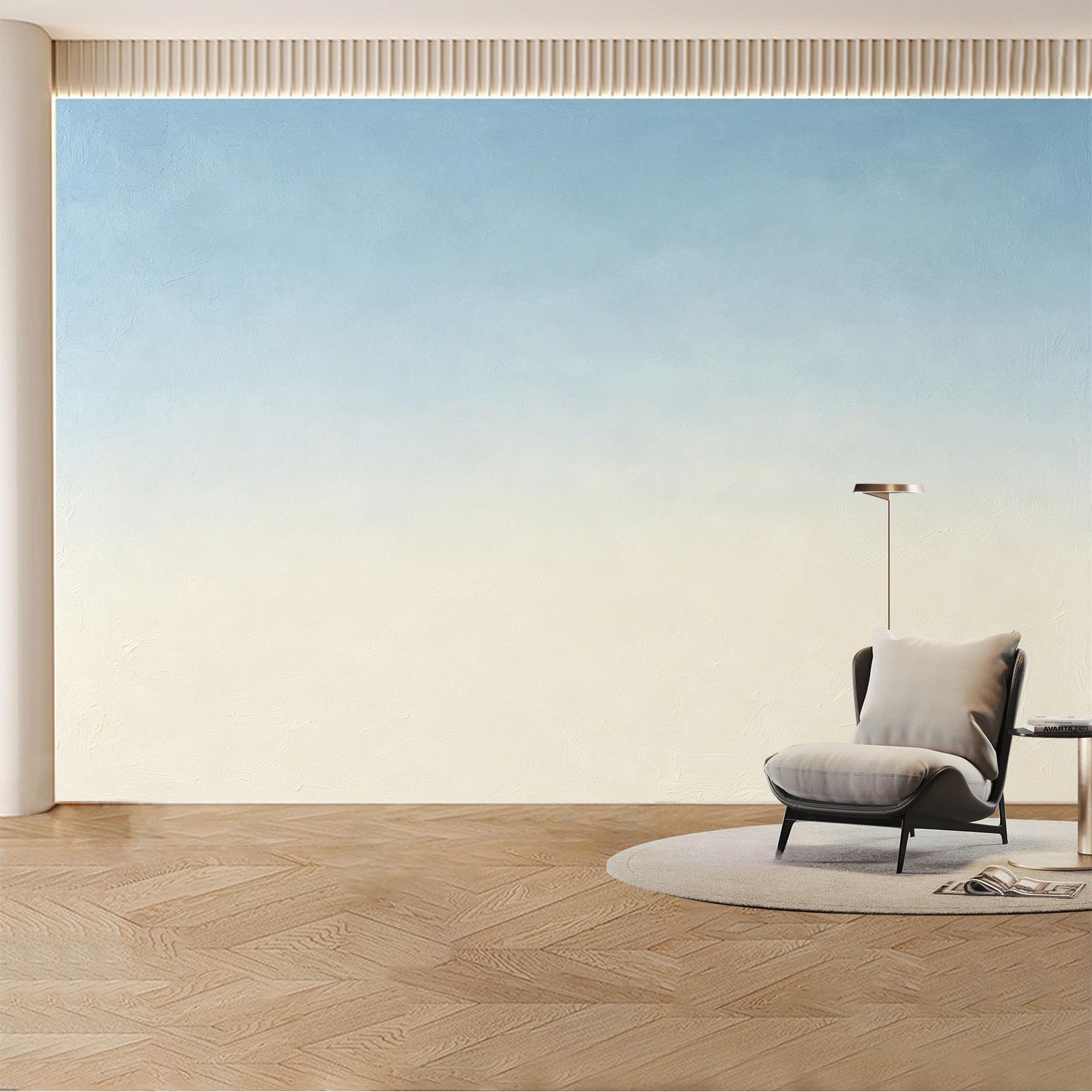 Custom Wall Mural Wallpaper Abstract Gradient Landscape Modern Wall Decor Large Wall Art Minimalist Nordic Luxury Removable SelfAdhesive Large Photo for Living Room， Bedroom， Office