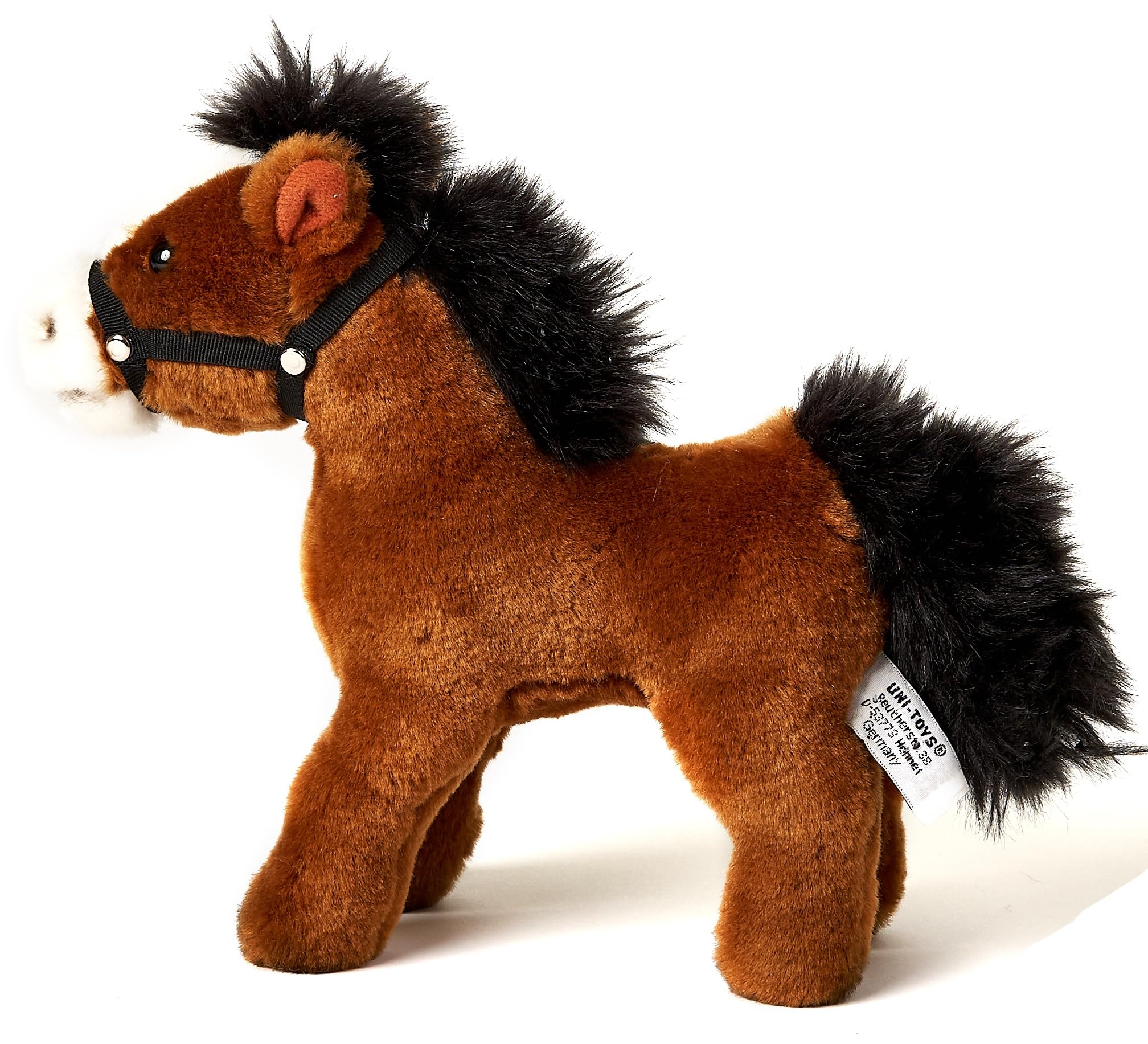 Uni-Toys Hurón De Peluche 40 Cm – Marrón Y Beige, Suave Y Realista, Ideal Para Jugar, Abrazar Y Decorar (HW-79039)