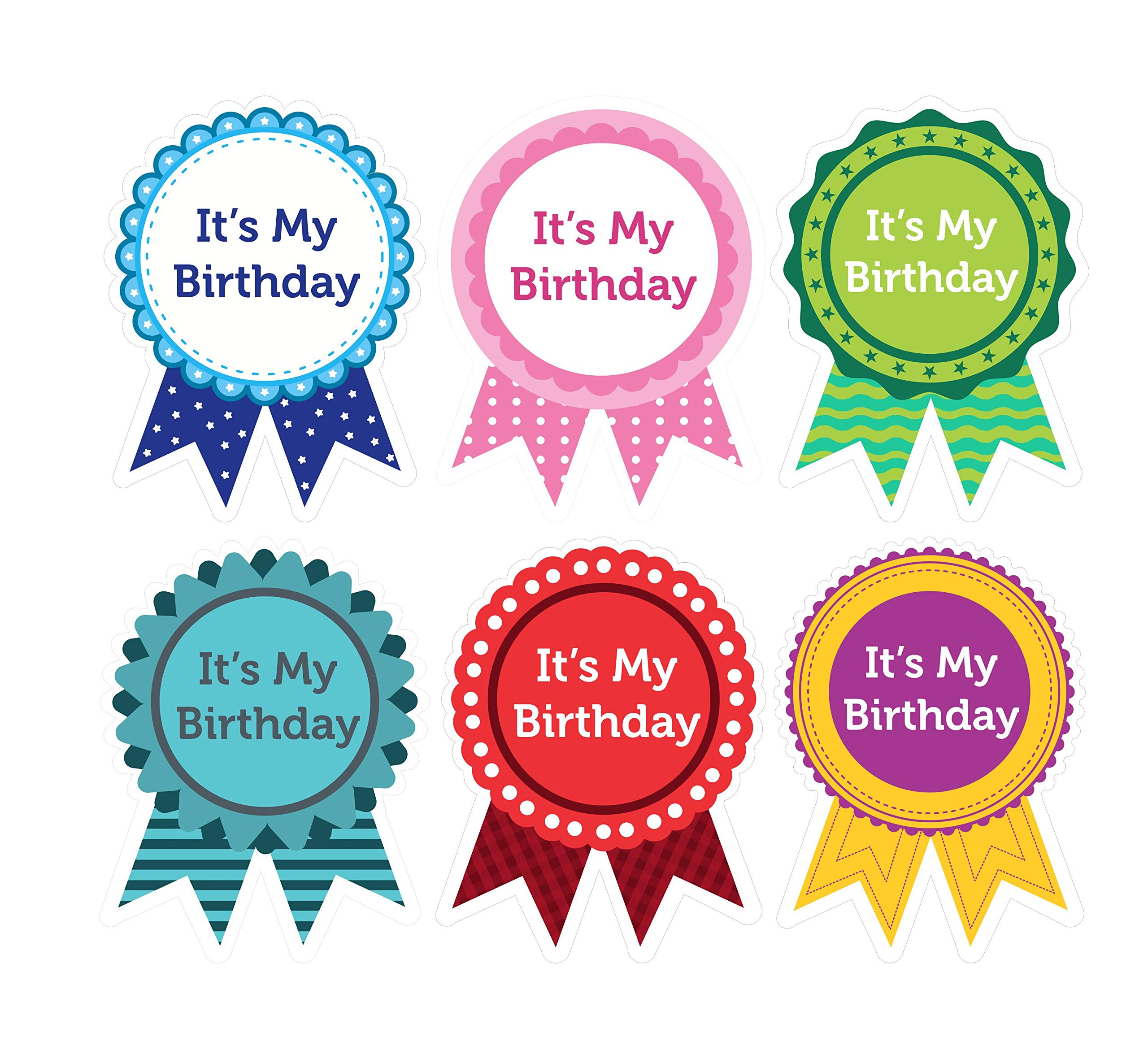 SVM CRAFT® Happy Birthday Stickers for Kids - It's My Birthday Stickers - 48 Pieces
