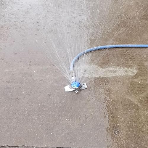 Miniatura 6 de Aspersor de metal de 360 grados, pequeño rociador para áreas pequeñas, rociadores de césped para patio, patrón de círculo con flujo de agua suave