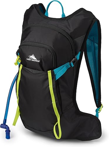 High Sierra Hydrahike 2.0 Mochila de hidratación con bolsa de agua de 2L para correr, senderismo, campamento o ciclismo