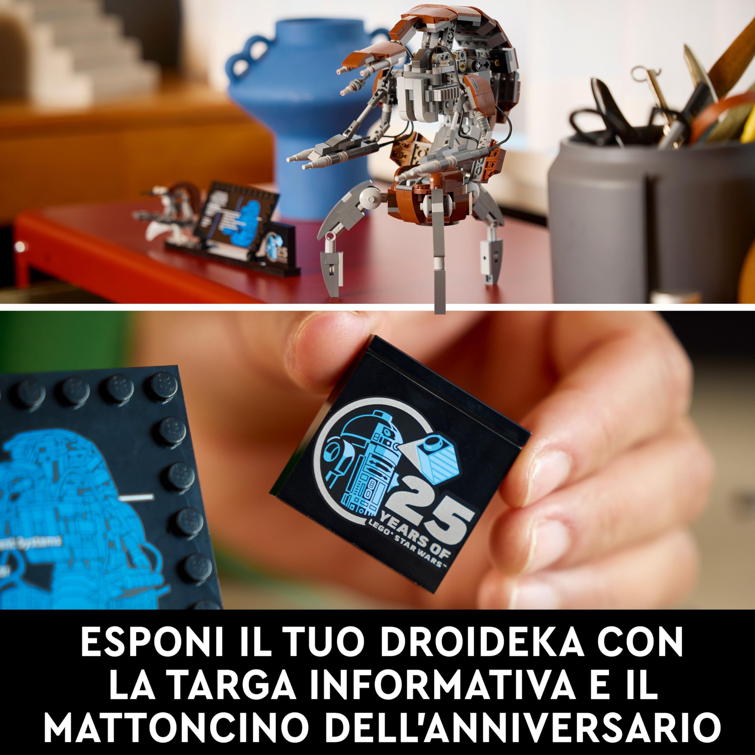 LEGO Star Wars Droideka, Personaggio del Droide Distruttore da Collezione per Adulti, Hobby Creativo da Costruire, Kit Modellismo in Mattoncini, Idea Regalo per Lui, Lei e i Fan da Esposizione 75381