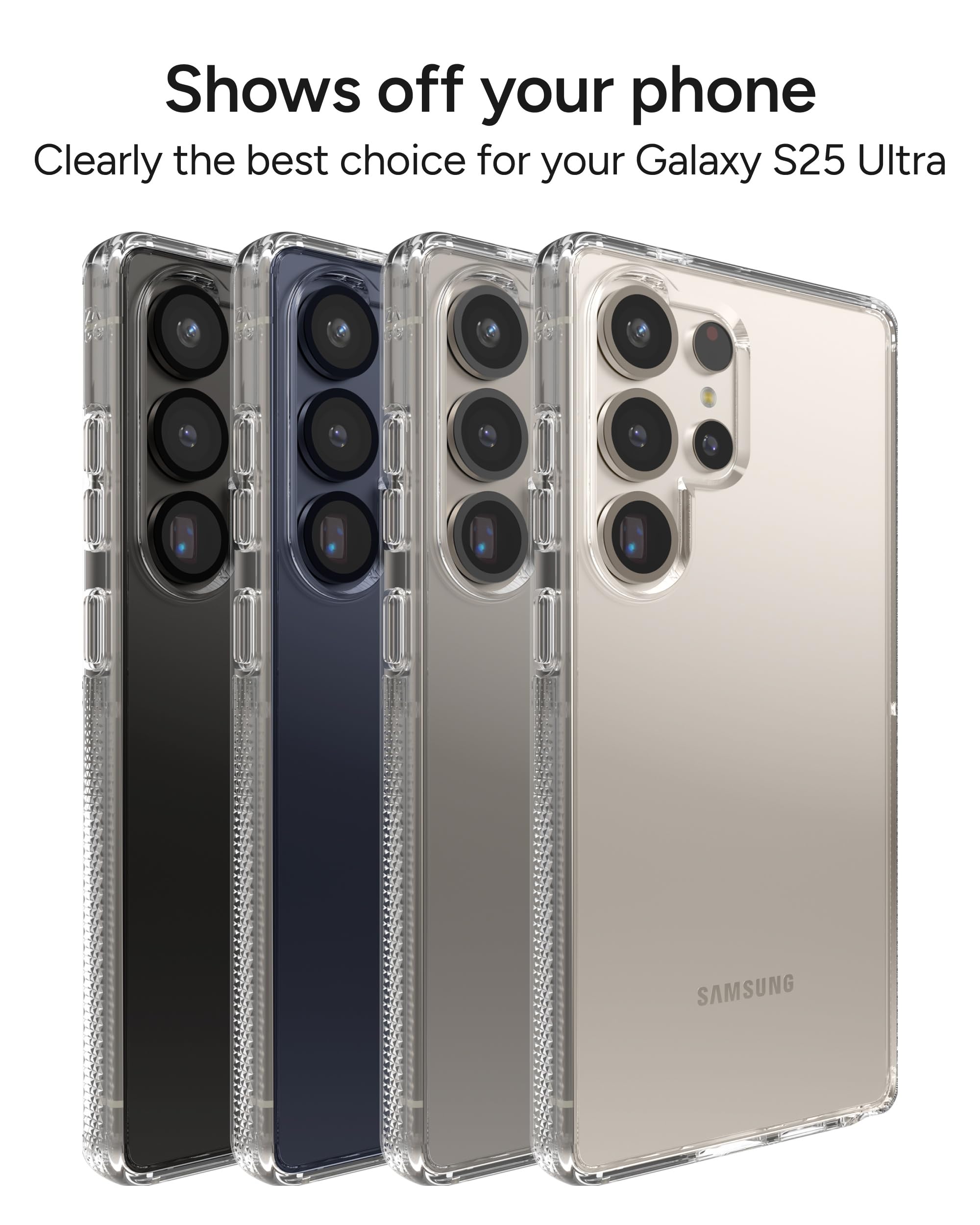 Amazon.com: ZAGG Crystal Palace Samsung Galaxy S25 Ultra Case