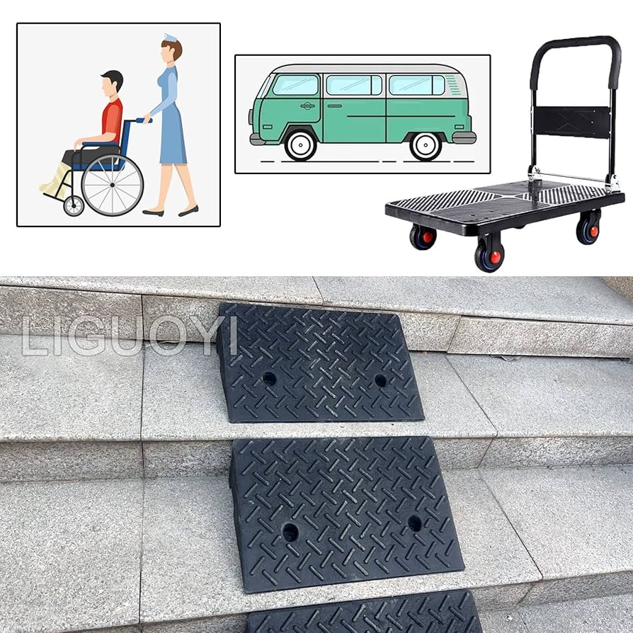 高さ15cm　カースロープ Amazon.co.jp: スロープ Step Ramp 15〜25cm 高さ ポータブル