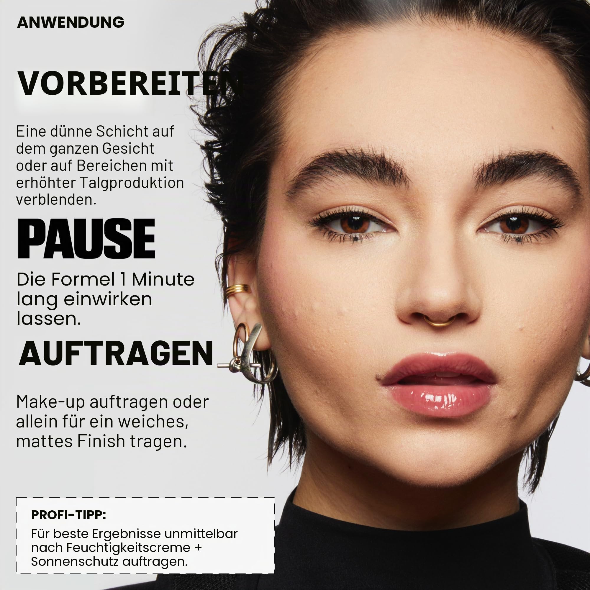 Milch Make-up Pore Eclipse mattierende Grundierung - 1,3 fl oz - Gesichtsgrundierung - Glättet die Haut, kontrolliert den Glanz - Bis zu 8 Stunden Tragezeit - Nicht komedogen - Vegan, tierversuchsfrei