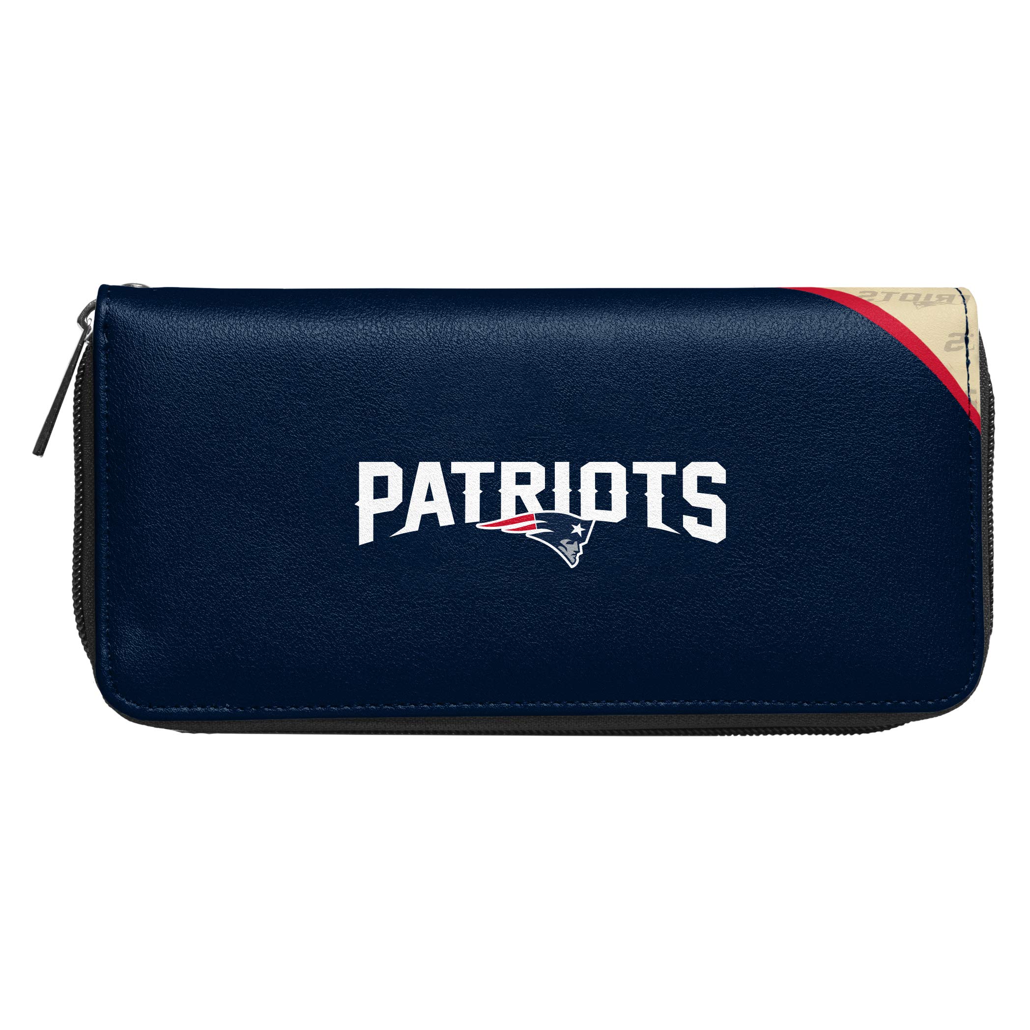 Littlearth NFL Curve Damen Geldbörse mit Reißverschluss und Abnehmbarer Handgelenkschlaufe, Teamfarbe