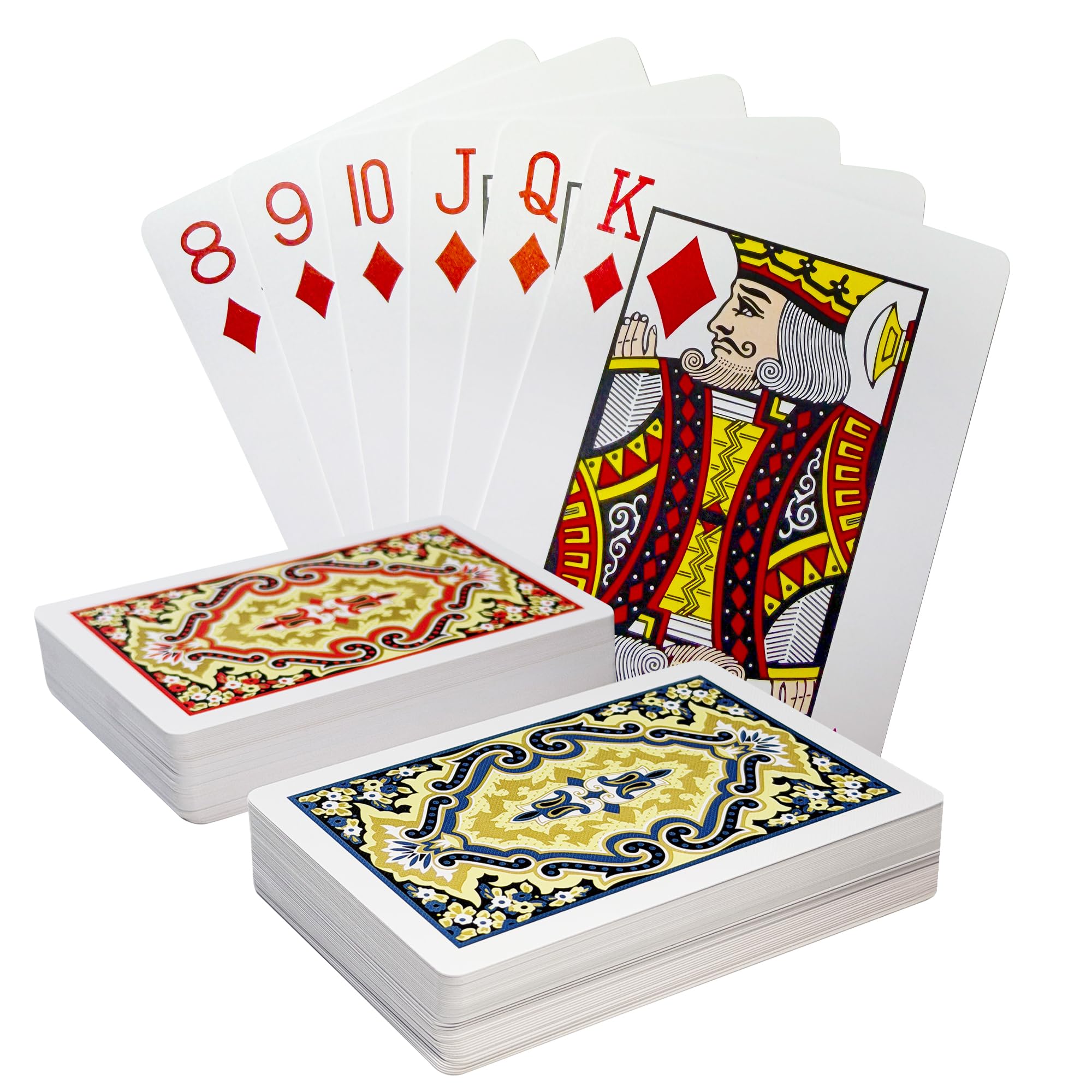 2 Packs Playing Cards - HD Waterproof Plastic Poker Cards
