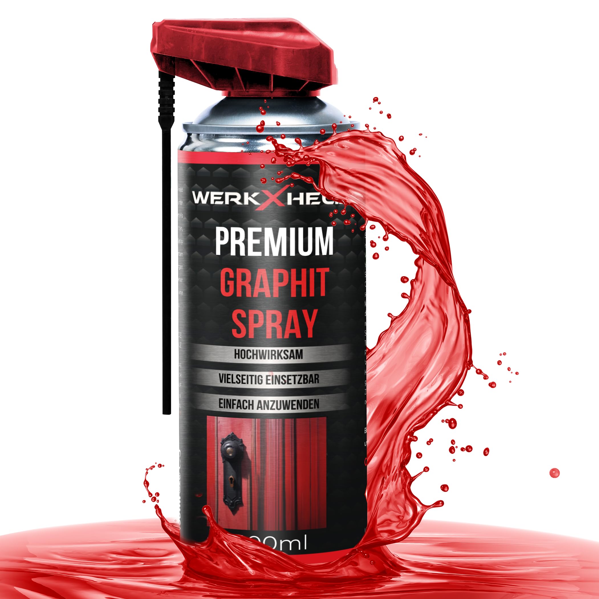 Werkxheld Graphitfett – 400 ml – Hochleistungs-Schmierfett für Metall- und Maschinenbearbeitung – Reduziert Reibung & Verschleiß – Rostschutz & Langlebigkeit