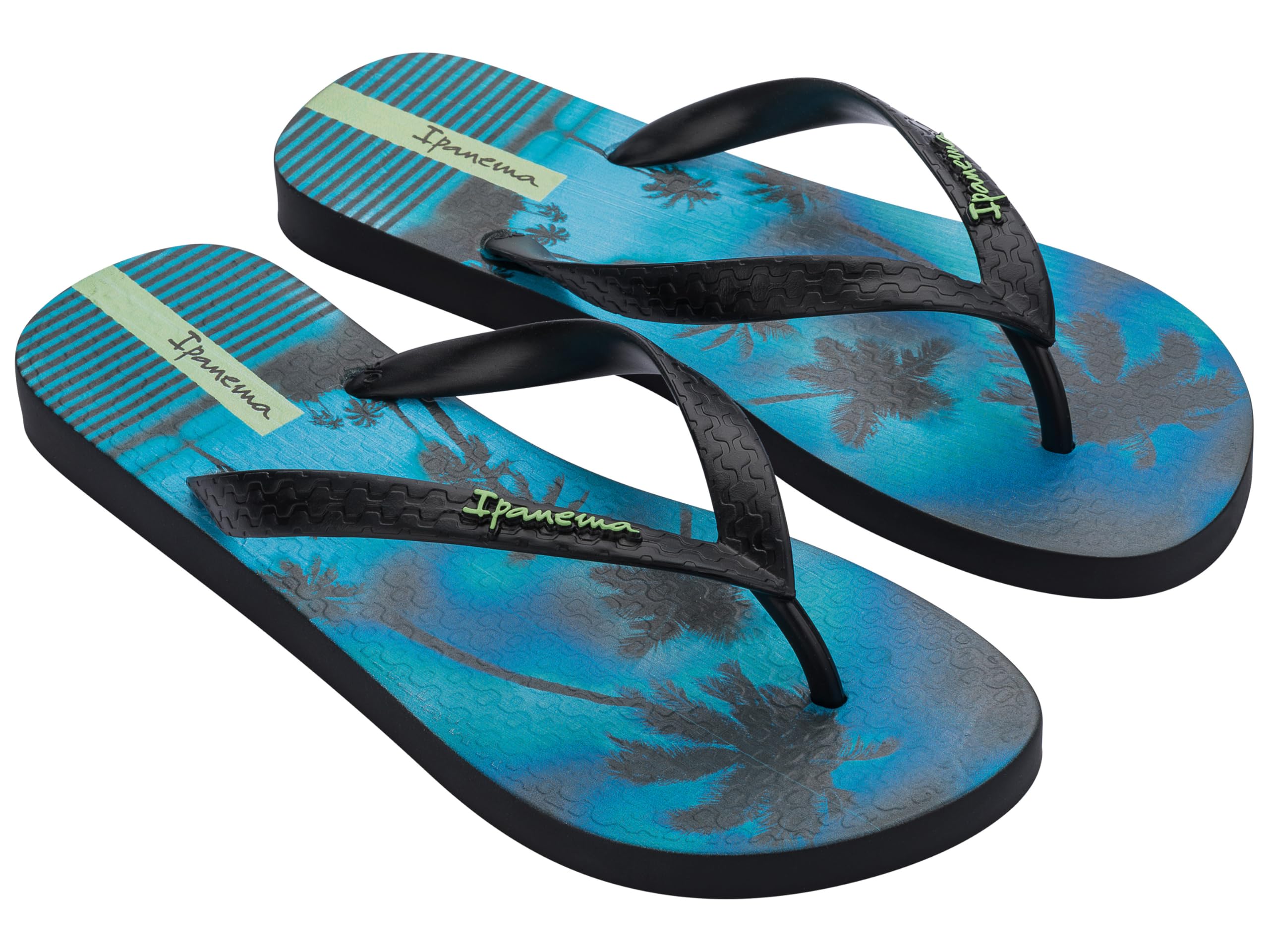 Ipanema Men's Tropical Iii Ad Flip-Flop, Black Green, 7/8 UK