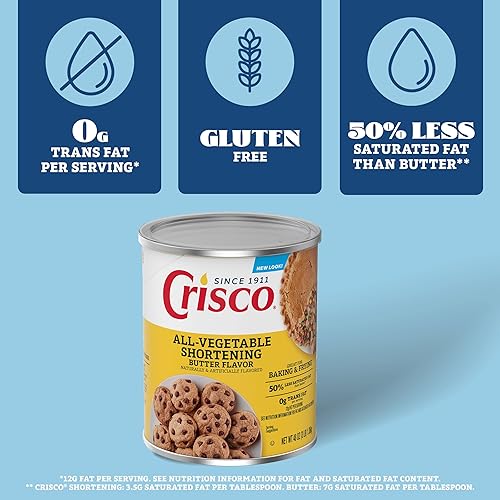 Miniatura 10 de Crisco Mantequilla vegetal sabor a mantequilla, 48 onzas