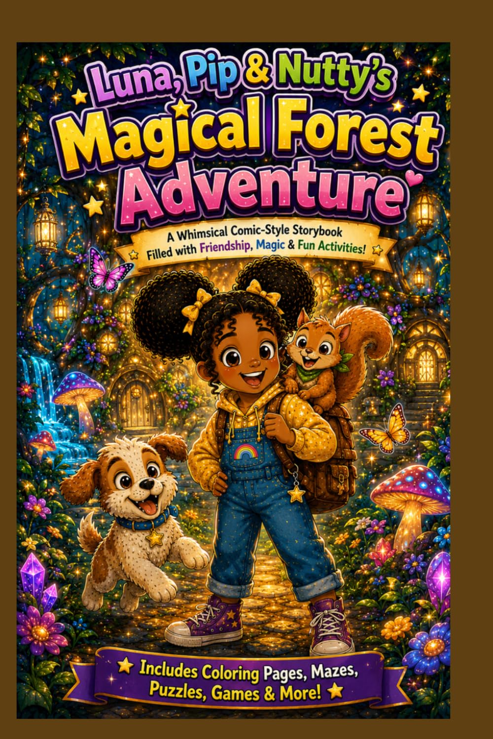 Luna, Pip & Nutty’s Magical Forest Adventure: A Whimsical Comic-Style Storybook Filled with Friendship, Magic & Fun Activities!