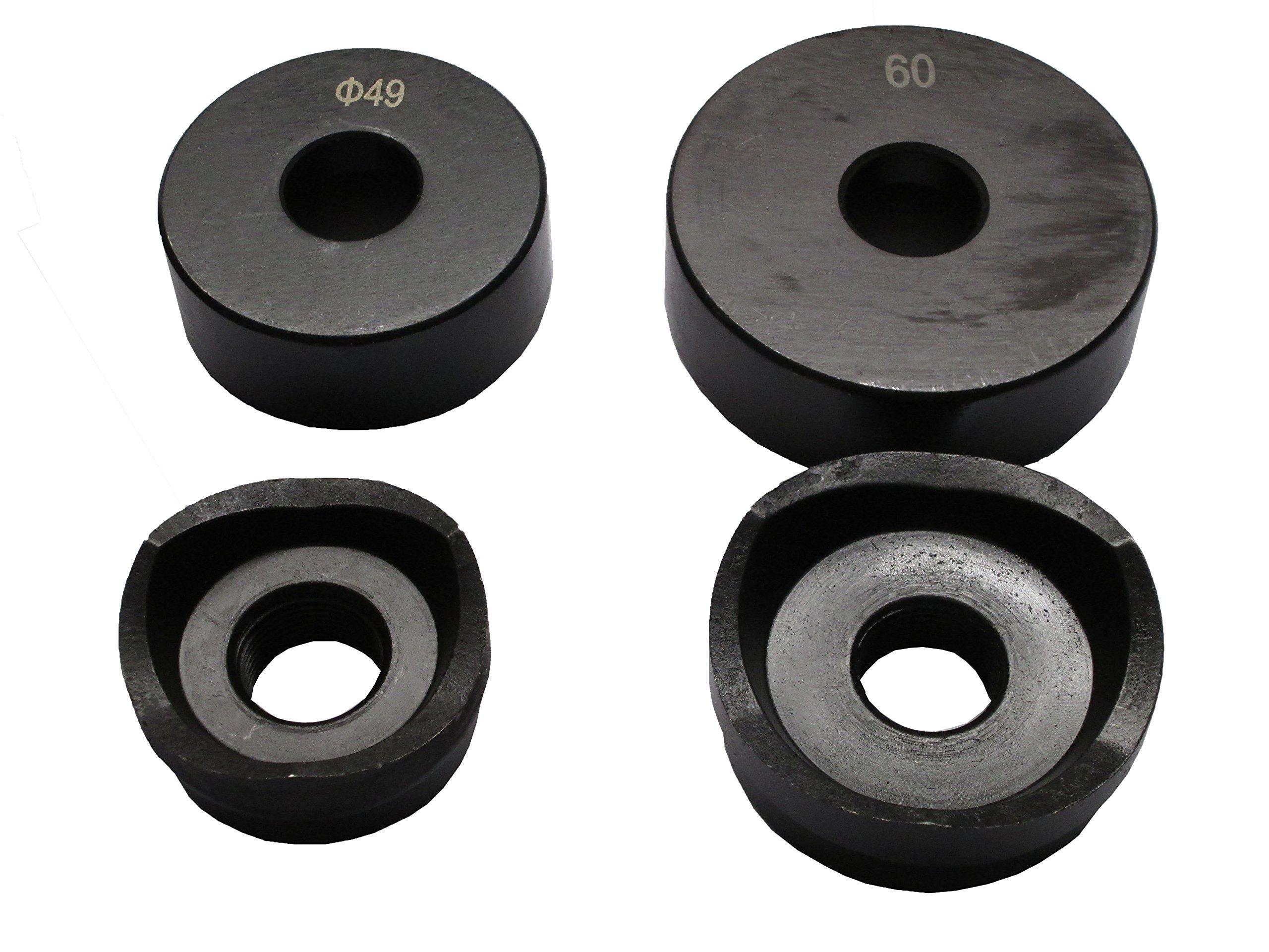 リングパンチとスペーサーセット に穴をあける パンチアンドダイセット