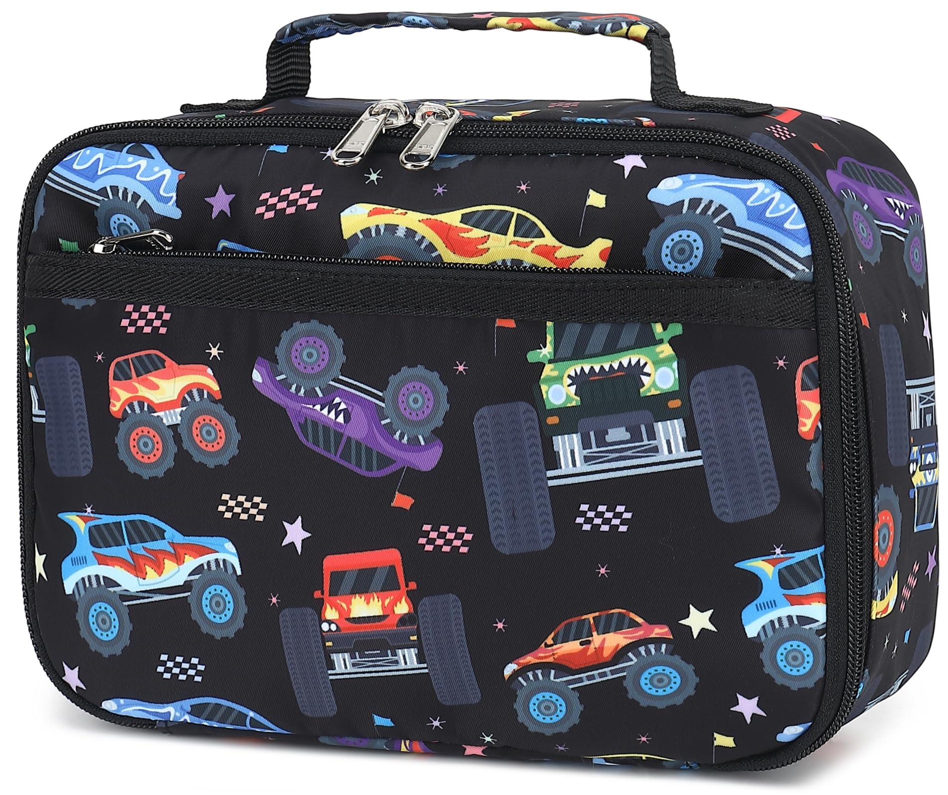 LEDAOU Kinder Lunchtasche Jungs Mädchen 5L Lunch bag Isoliertasche mit Reißverschluss Thermotasche Lunchbeutel Kühltasche für Schule Wandern Arbeit