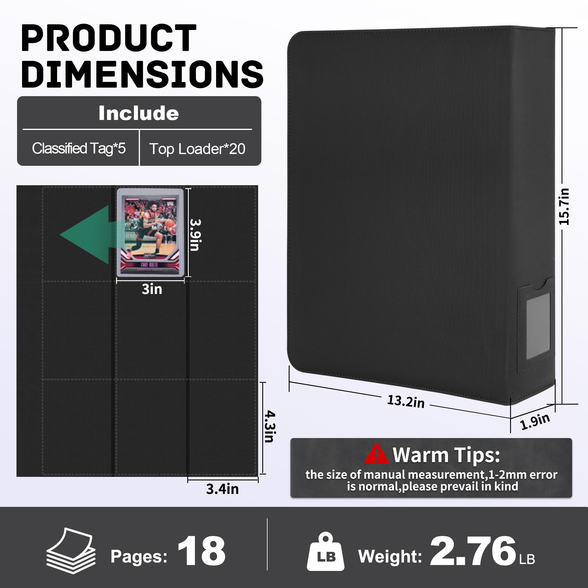 Amazon.com: ZLCA: Card Binder