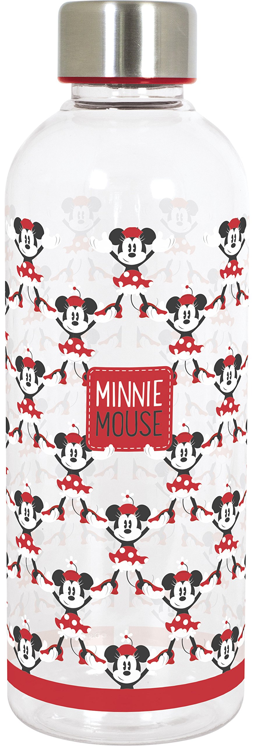 StorYoung 8013670 Minnie Fashion tritant Capacity 80cl-8013670, Tritan Bottle, Red, 7.5 x 22.7 cm