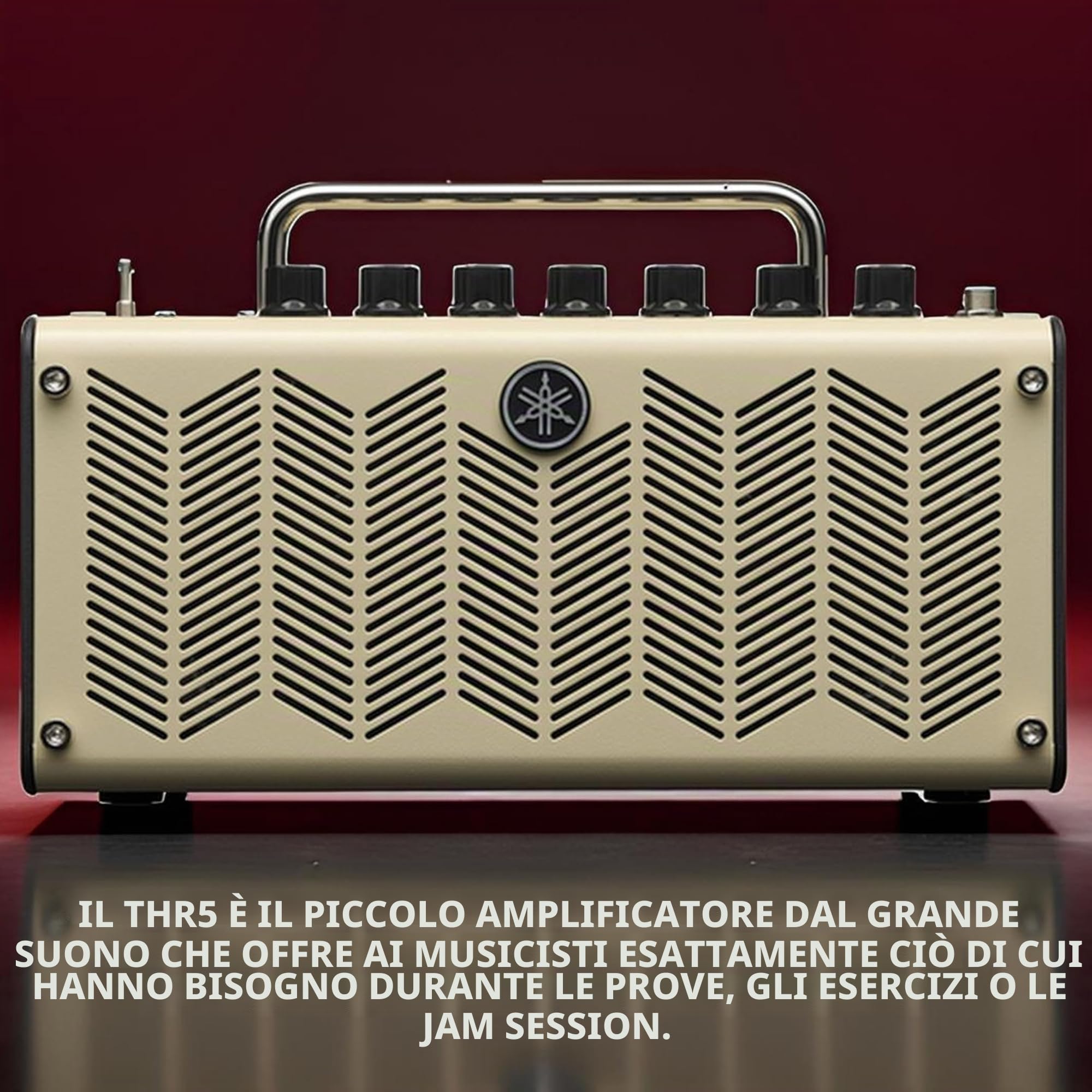 YAMAHA THR5 Amplificatore Modeling per Chitarra 10W 5 Modelli Effetti Integrati USB Stereo 2x3" Bianco Vintage