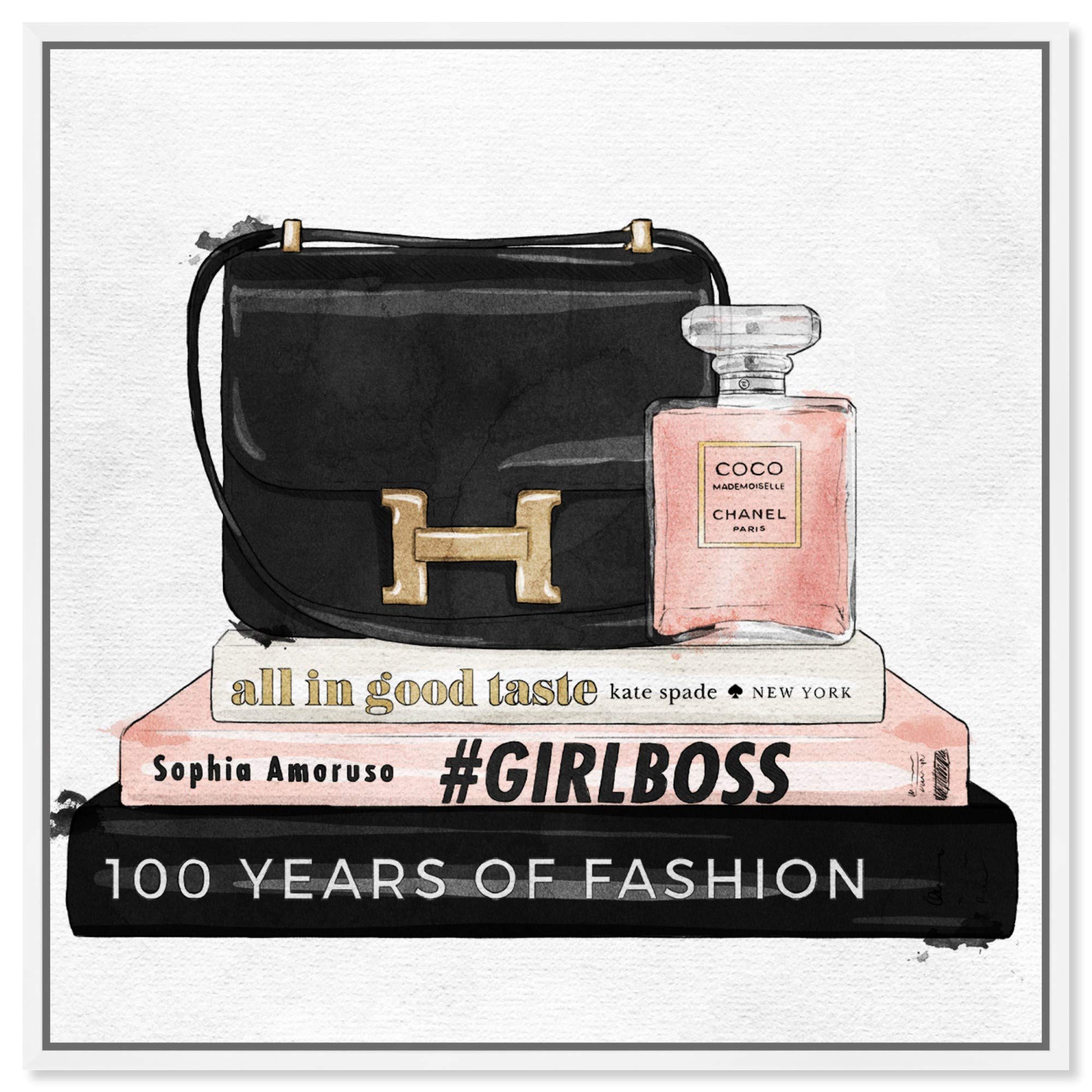 The Oliver Gal Artist Co. Fashion and Glam Framed Wall Art Canvas 