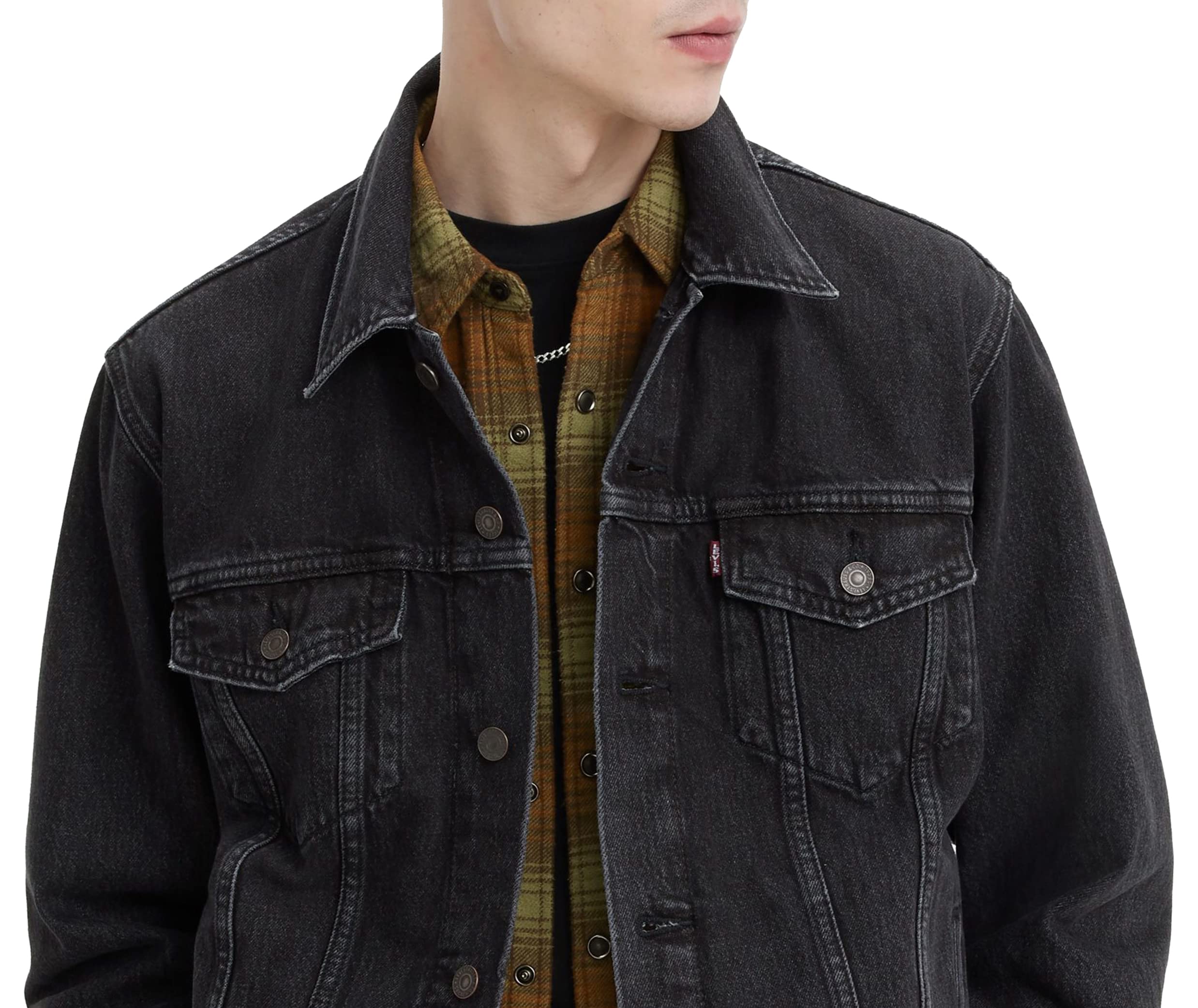 Levi's Płaszcz Mężczyźni Relaxed Fit Trucker Ceket