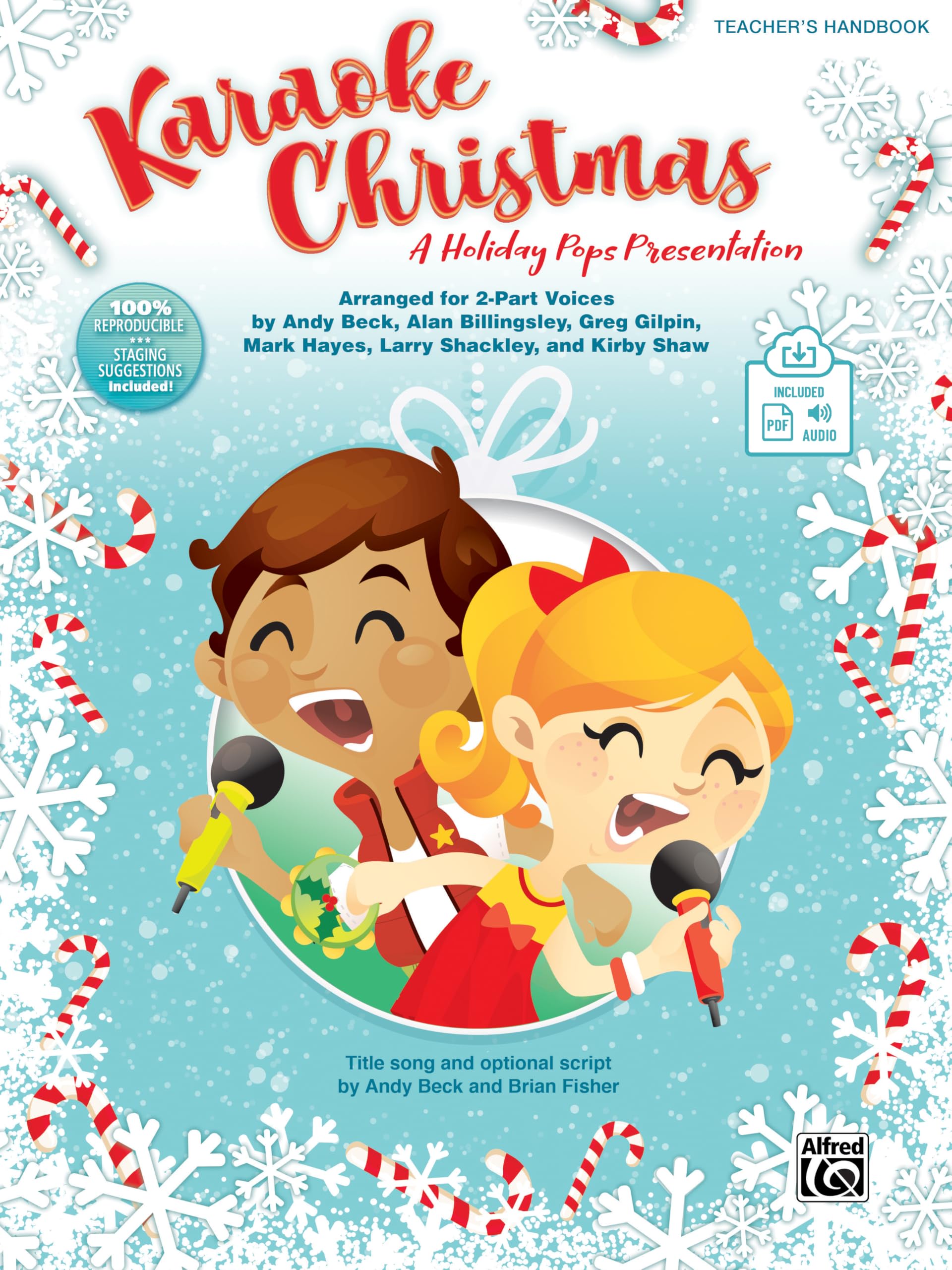 Karaoke Christmas: A Holiday Pops Presentation for 2-Part Voices, Book & Enhanced CD