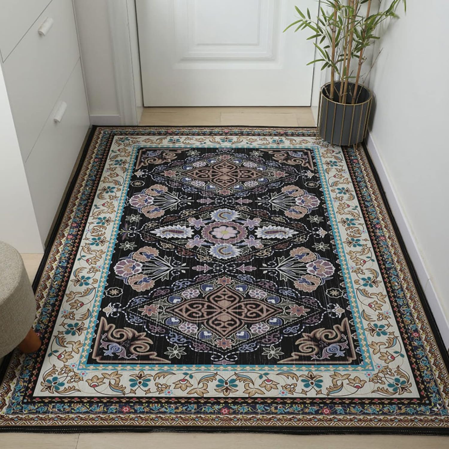 以上節約 民族風 絨毯 花柄 カラー 室内 玄関マット 高級 屋内 ベージュ ドアマット おしゃれ 風水 ペルシャ絨毯 柄 ブル ゴブラン織 ラグマット 100 100cm レッド 赤 北欧 洗える オールシーズン Camping U Monte Cintu Com