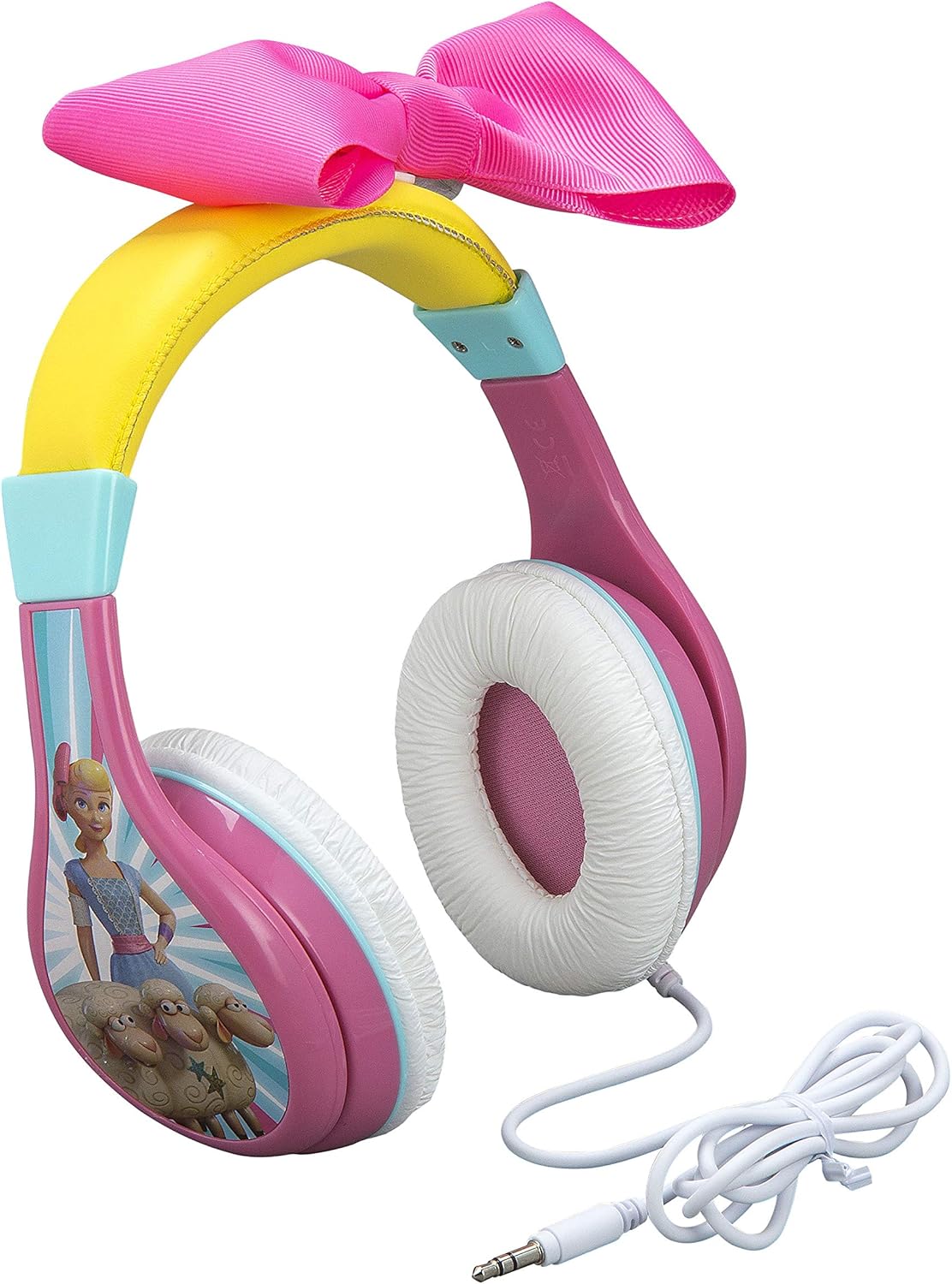eKids TS-140BP Headphones for Kids Toy Story 4 Bo Peep Adjustable Stereo Tangle-Free 3.5Mm Jack Wired Cord Over Ear Parental Volume Control School Home Travel eKids TS-140BP Headphones for Kids Toy Story 4 Bo Peep Adjustable Stereo Tangle-Free 3.5Mm Jack Wired Cord Over Ear Parental Volume Control School Home Travel