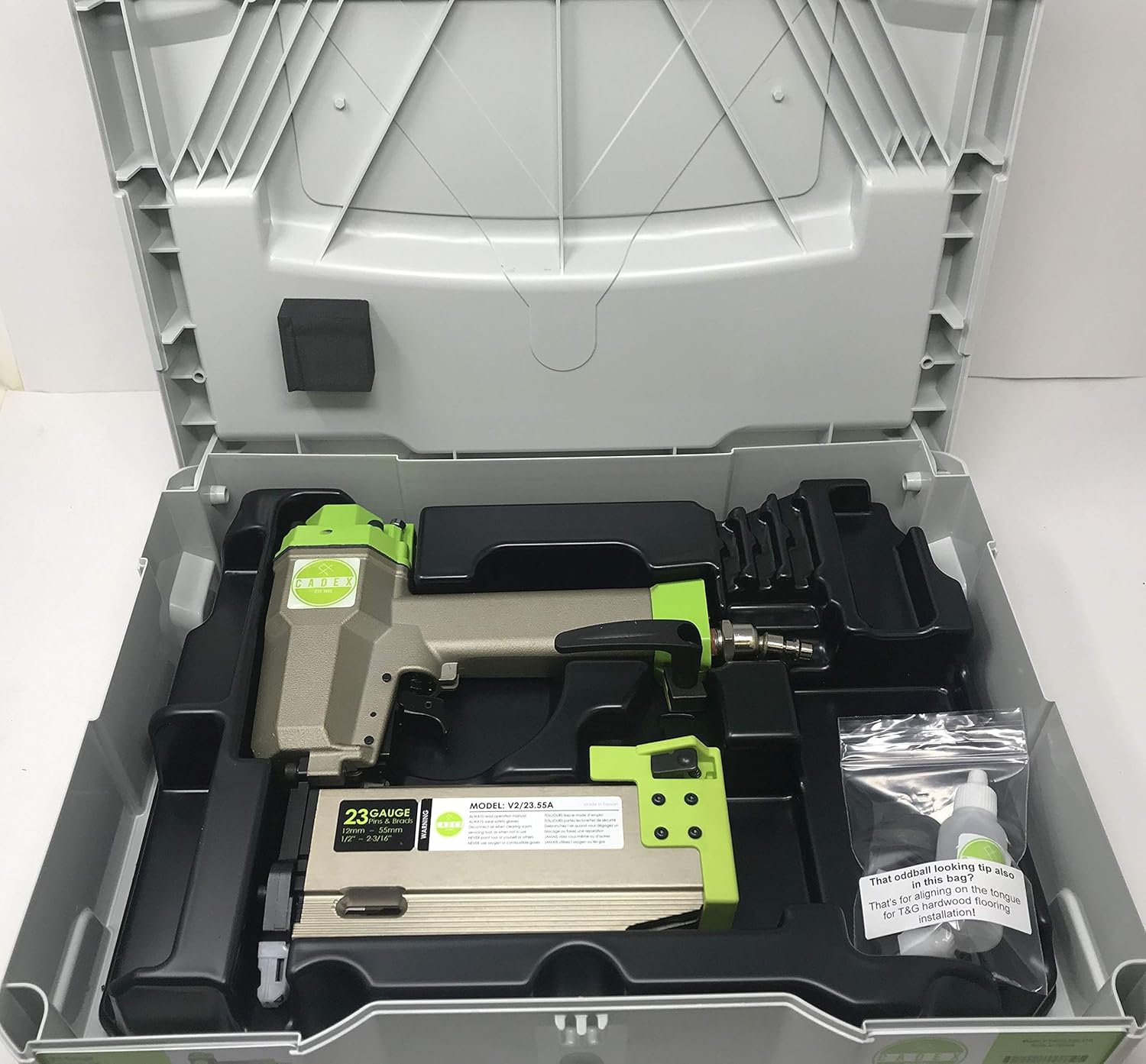 70% оƒƒ Dіѕсоunt Cadex V2/23.55A 23 Gauge Pinner/Brad Pin Nailer With Reverse contact Safety, 1/2 - 2-3/16 Kit with Systainer Case & 8,000 Pins & Brads 🔥 Crаzу Dеаlѕ Cadex V2/23.55A 23 Gauge Pinner/Brad Pin Nailer With Reverse contact Safety, 1/2 - 2-3/16 Kit with Systainer Case & 8,000 Pins & Brads