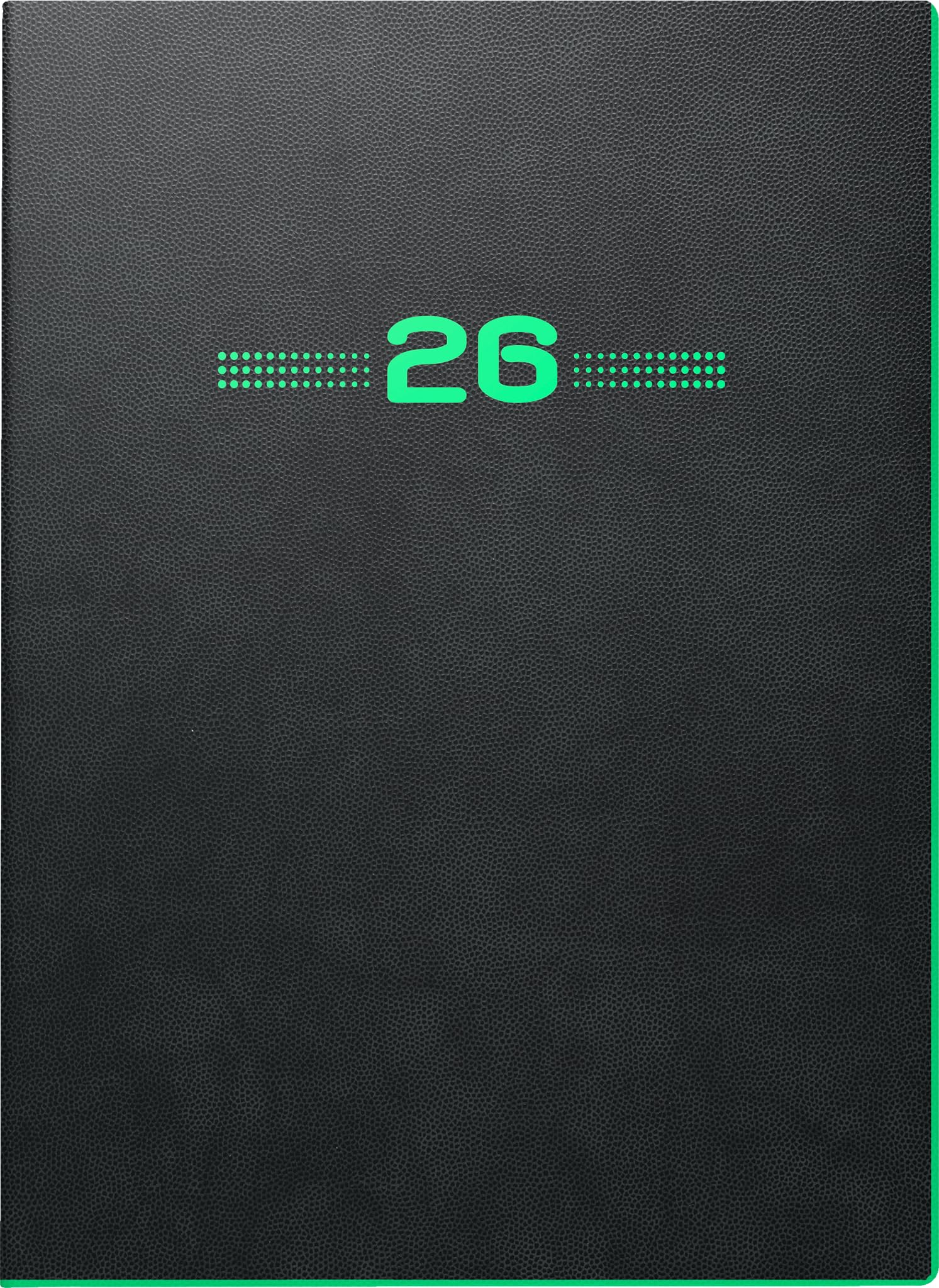 BRUNNEN Book Calendar Model 796 2026 "NEON" | A5, Plastic