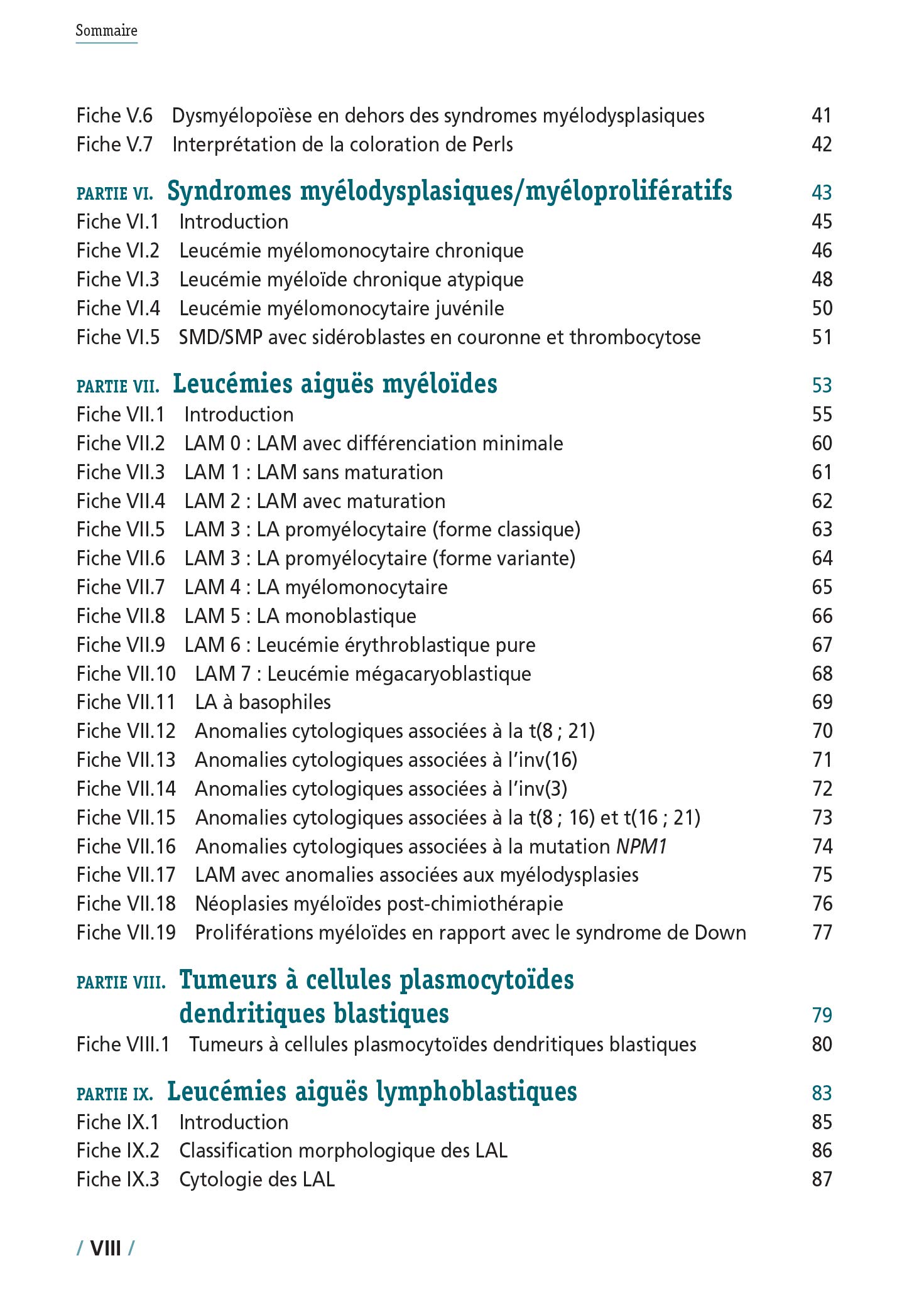 Cytologie des hémopathies malignes: Anomalies sanguines et médullaires