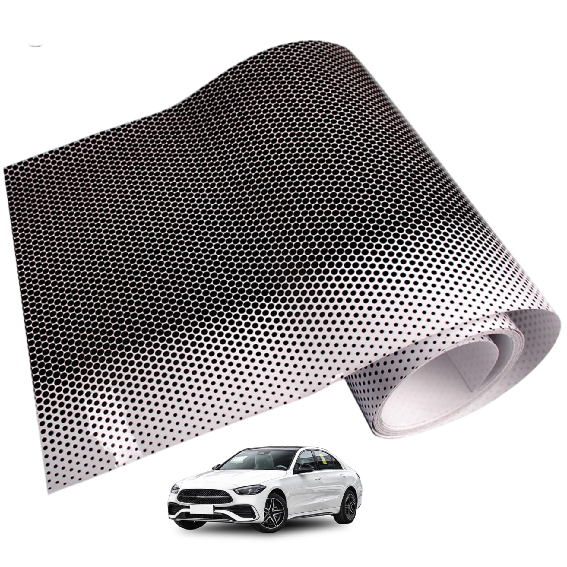Car Window Tint Film, 6x79 Inch Anti-Glare Car Sun Strip Glue-Free Smooth Eco-Friendly Auto Windscreen Shade Sticker, Window Tint Film, Sun Strip Windscreen