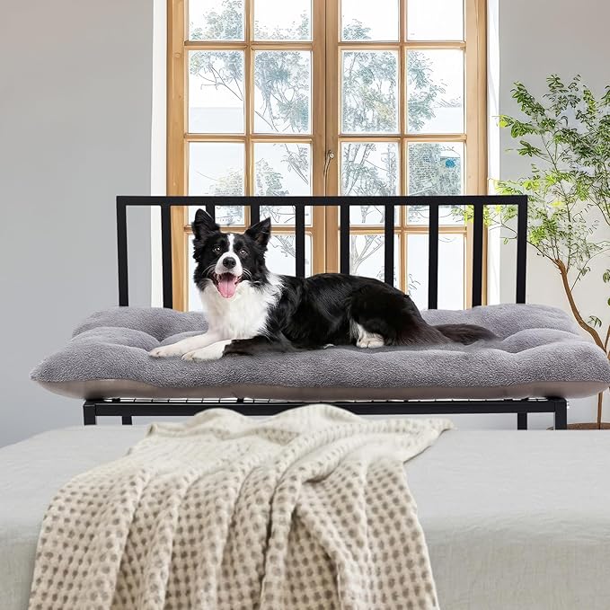 Cama Bunk para Perro Grande con Estante y Altura Ajustable miniatura 5