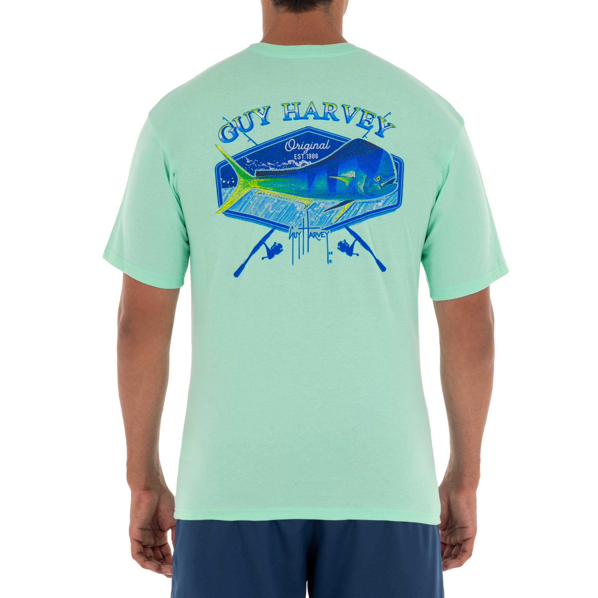 Guy HarveyMen’s Offshore Fish Collection Short Sleeve T-Shirt
