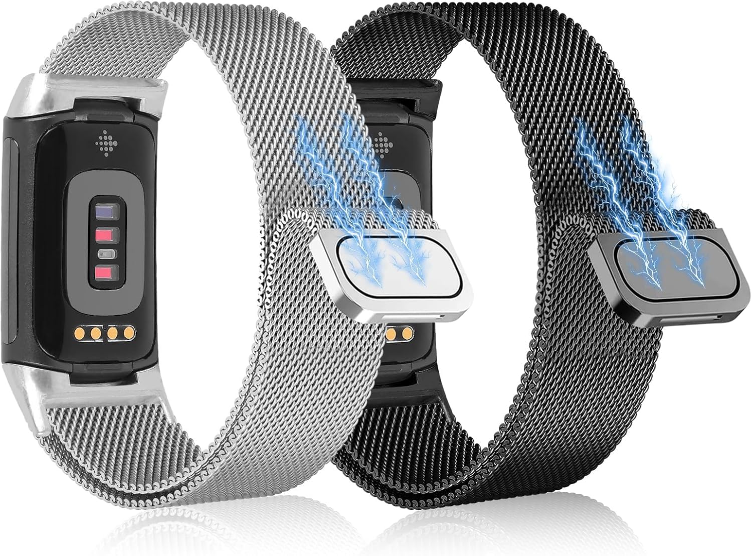 Cinturini Di Ricambio Per Orologio Fitbit Charge 5 6 In Acciaio