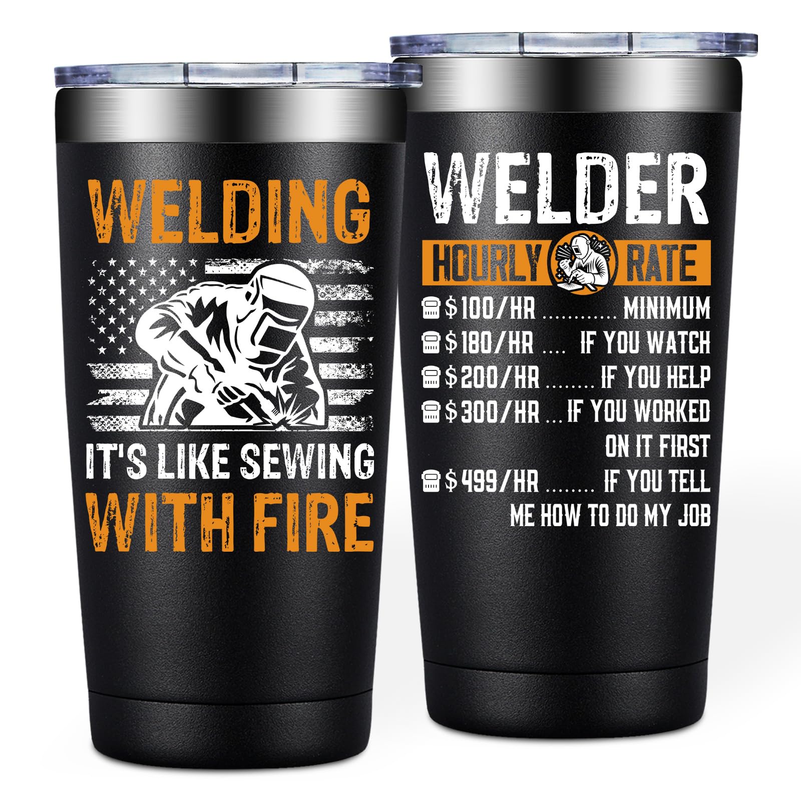 BIRGILT Welder Gifts for Men, Welding Gifts - 20oz Tumbler Cup