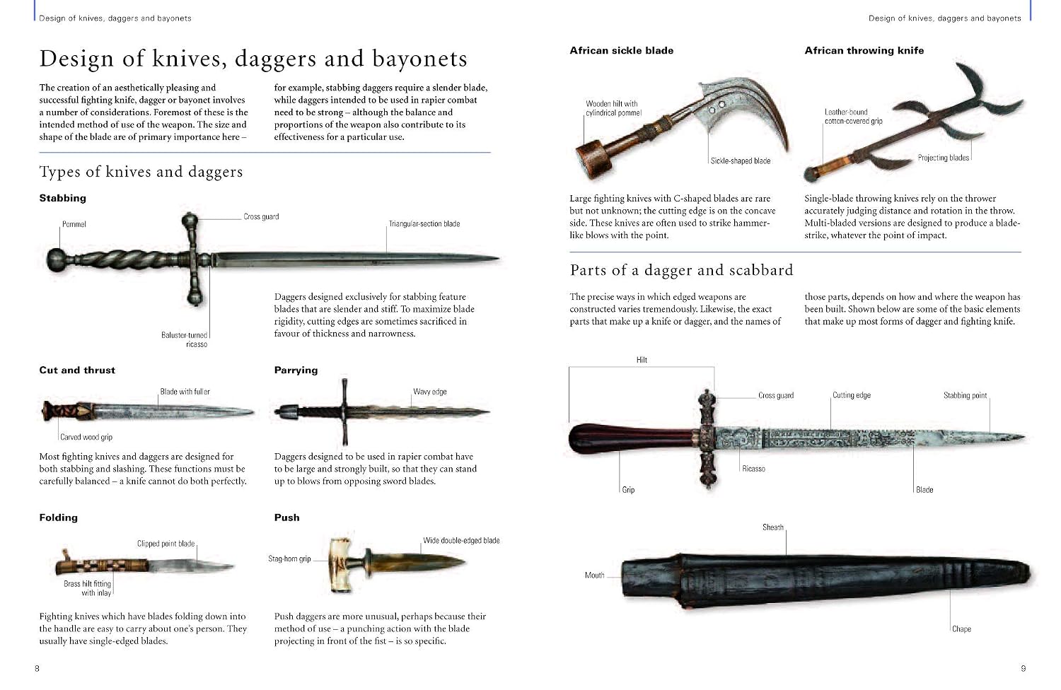The World Encyclopedia of Knives, Daggers & Bayonets: An Authoritative History and Visual Directory of Sharp-edged Weapons and Blades from around the World, with more than 700 Photographs