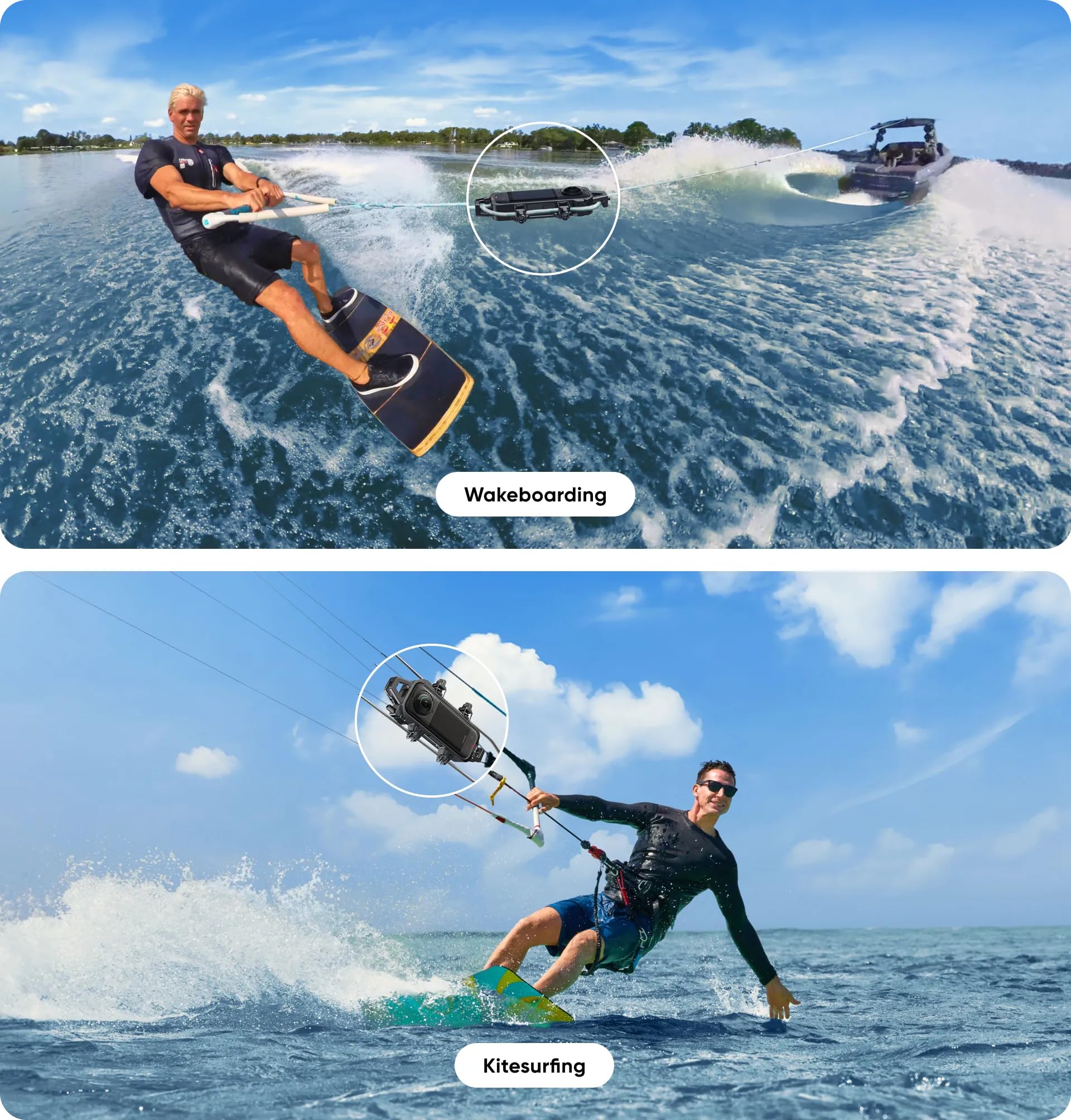 Insta360 X5 Supporto per corda per sport acquatici